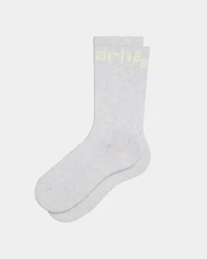 Carhartt Socks | Ash Heather / Air Green Carhartt WIP