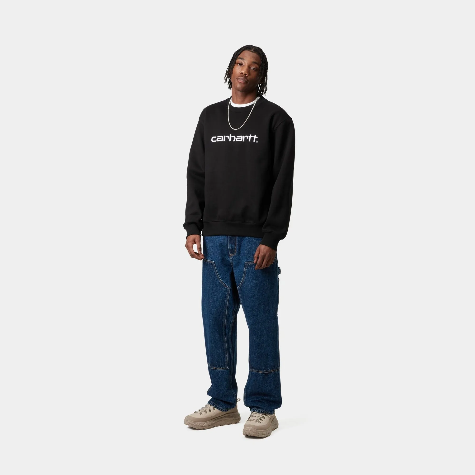 Carhartt Sweatshirt | Black / White Carhartt WIP