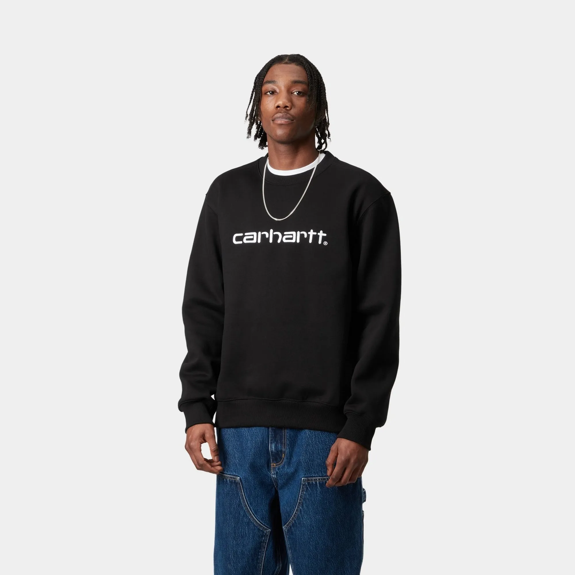 Carhartt Sweatshirt | Black / White Carhartt WIP