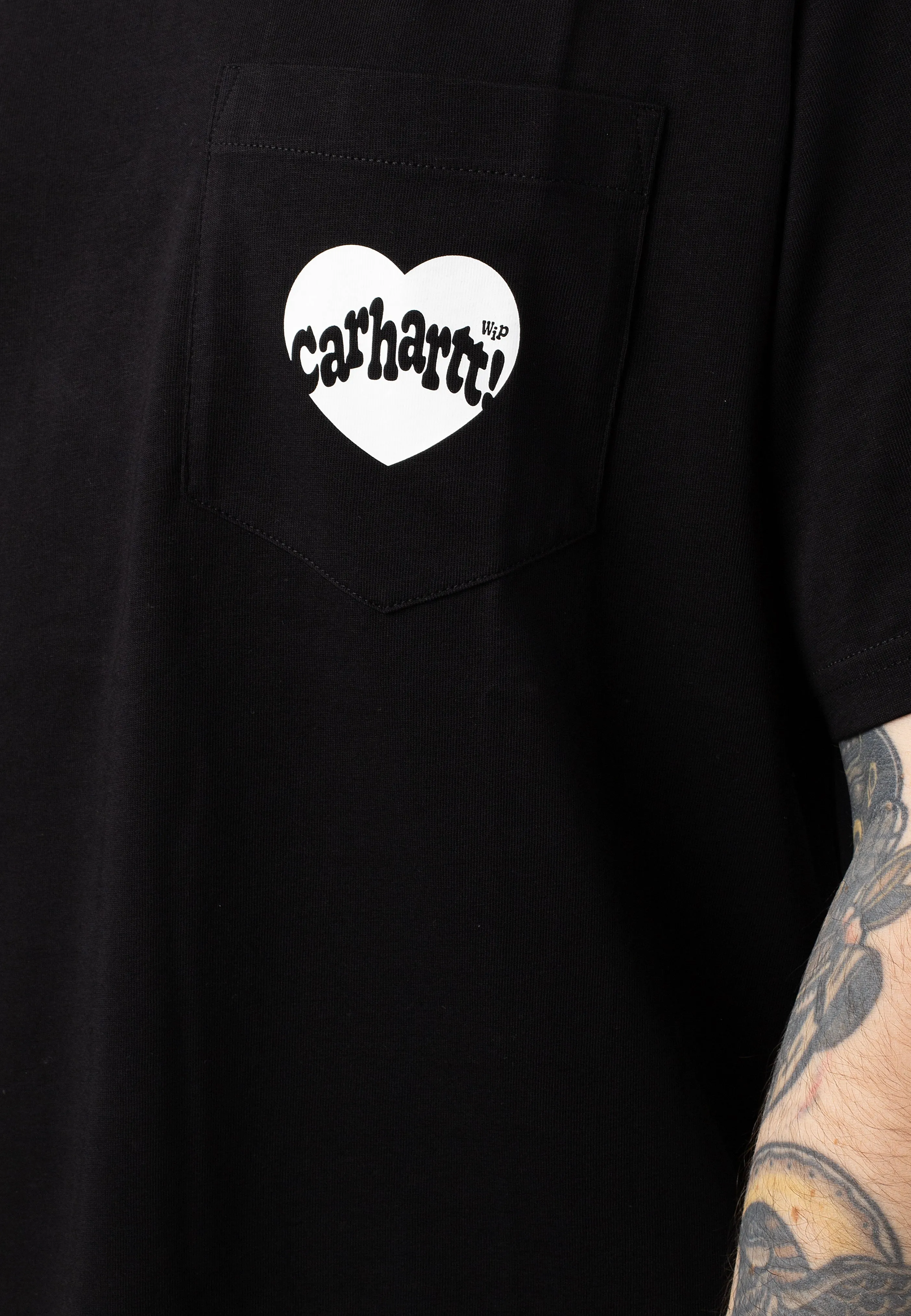 Carhartt WIP - Amour Pocket Black/White - T-Shirt