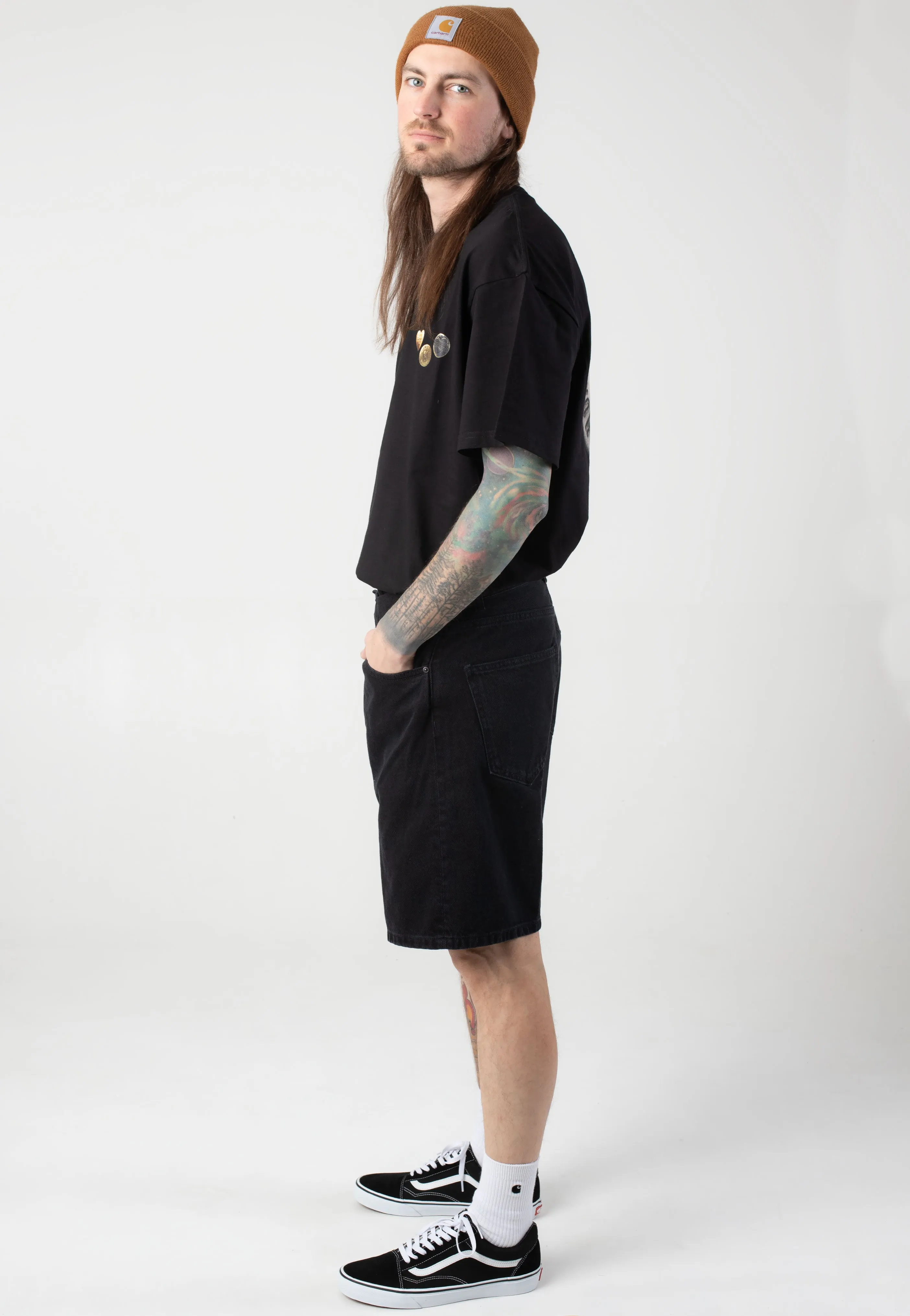 Carhartt WIP - Button Black - T-Shirt Carhartt WIP