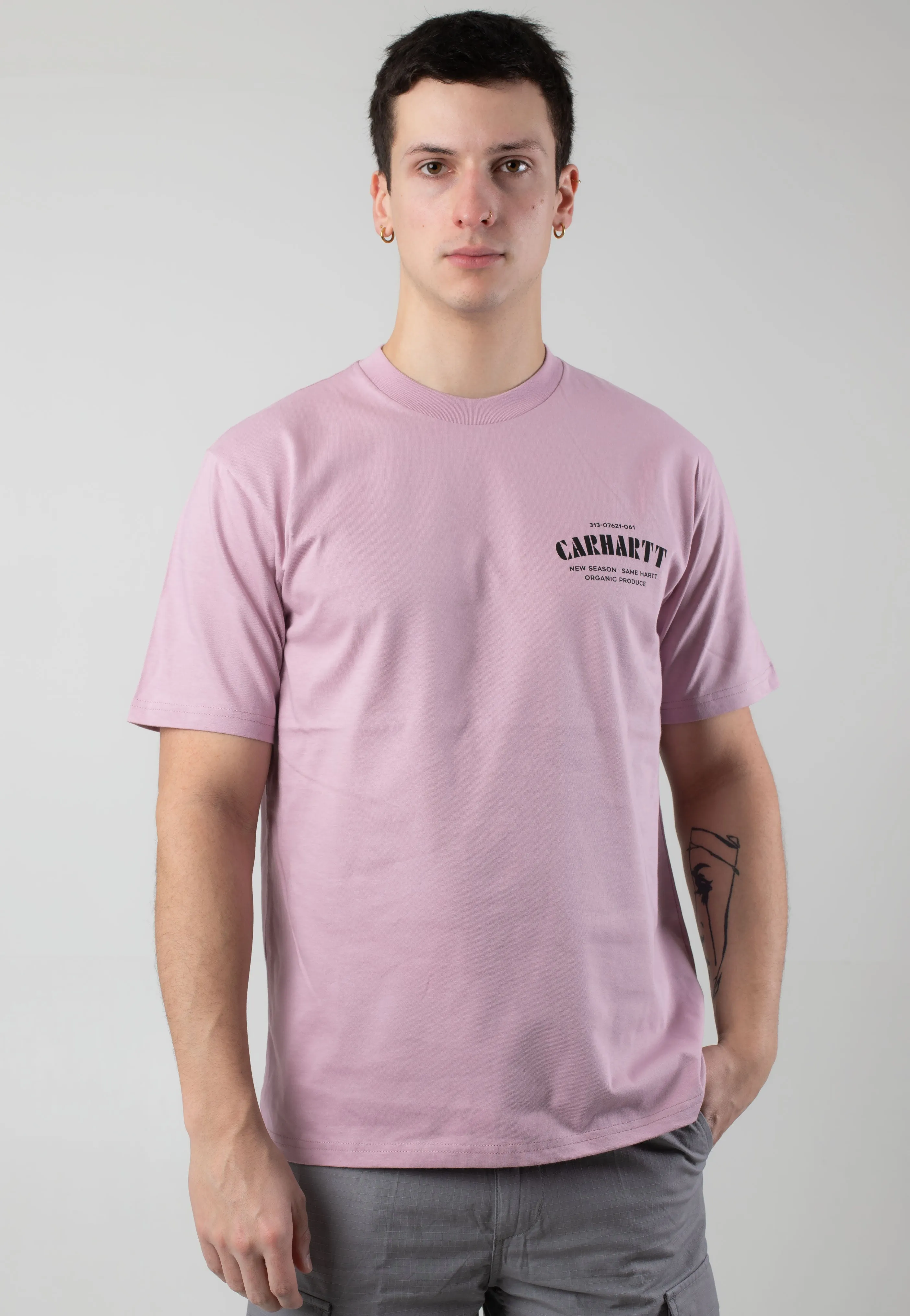 Carhartt WIP - Catalogue C Logo Hortensia - T-Shirt Carhartt WIP