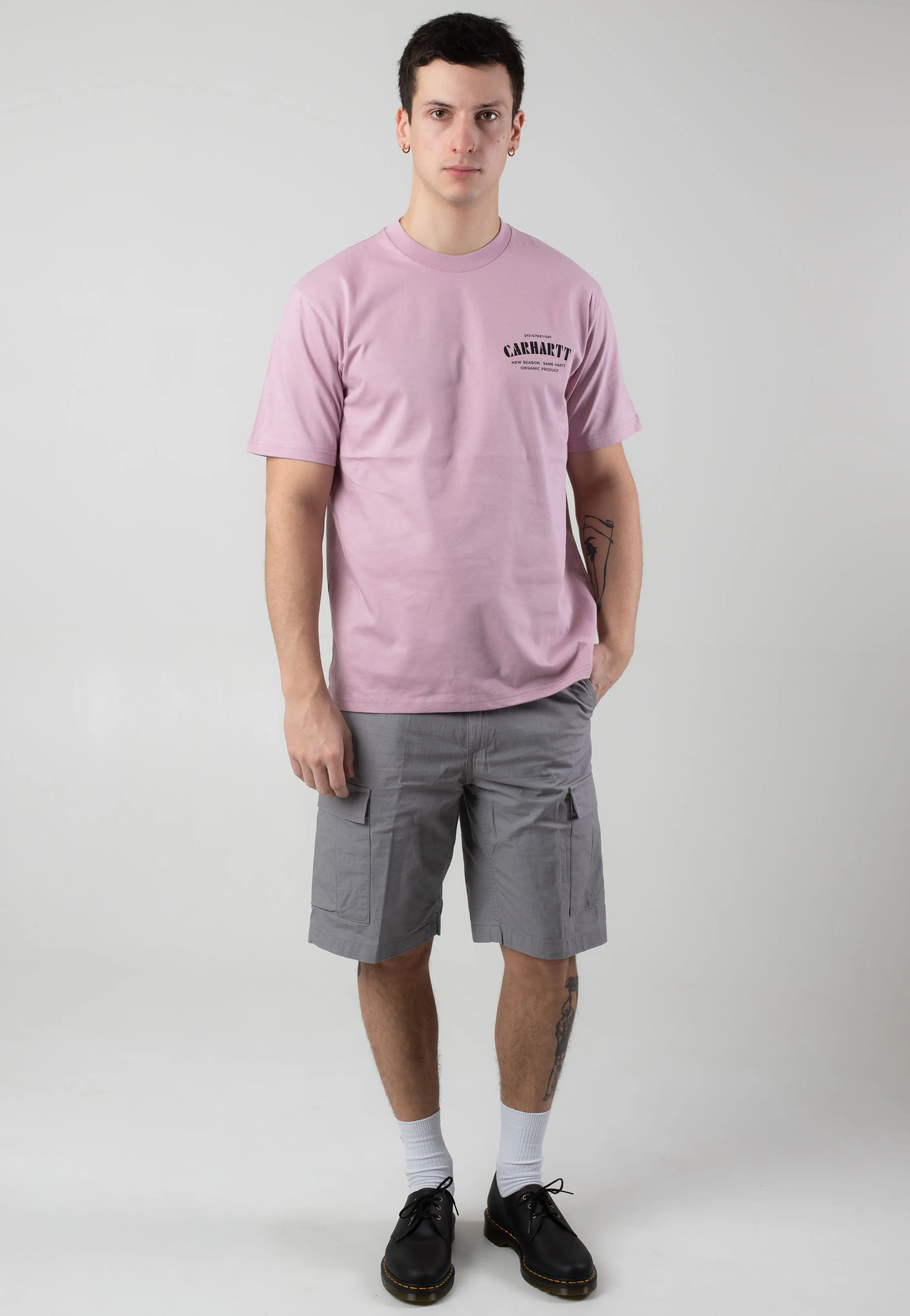 Carhartt WIP - Catalogue C Logo Hortensia - T-Shirt Carhartt WIP