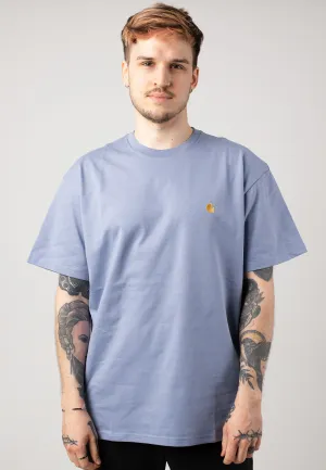 Carhartt WIP - Chase Charm Blue/Gold - T-Shirt Carhartt WIP