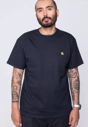Carhartt WIP - Chase Dark Navy/Gold - T-Shirt Carhartt WIP