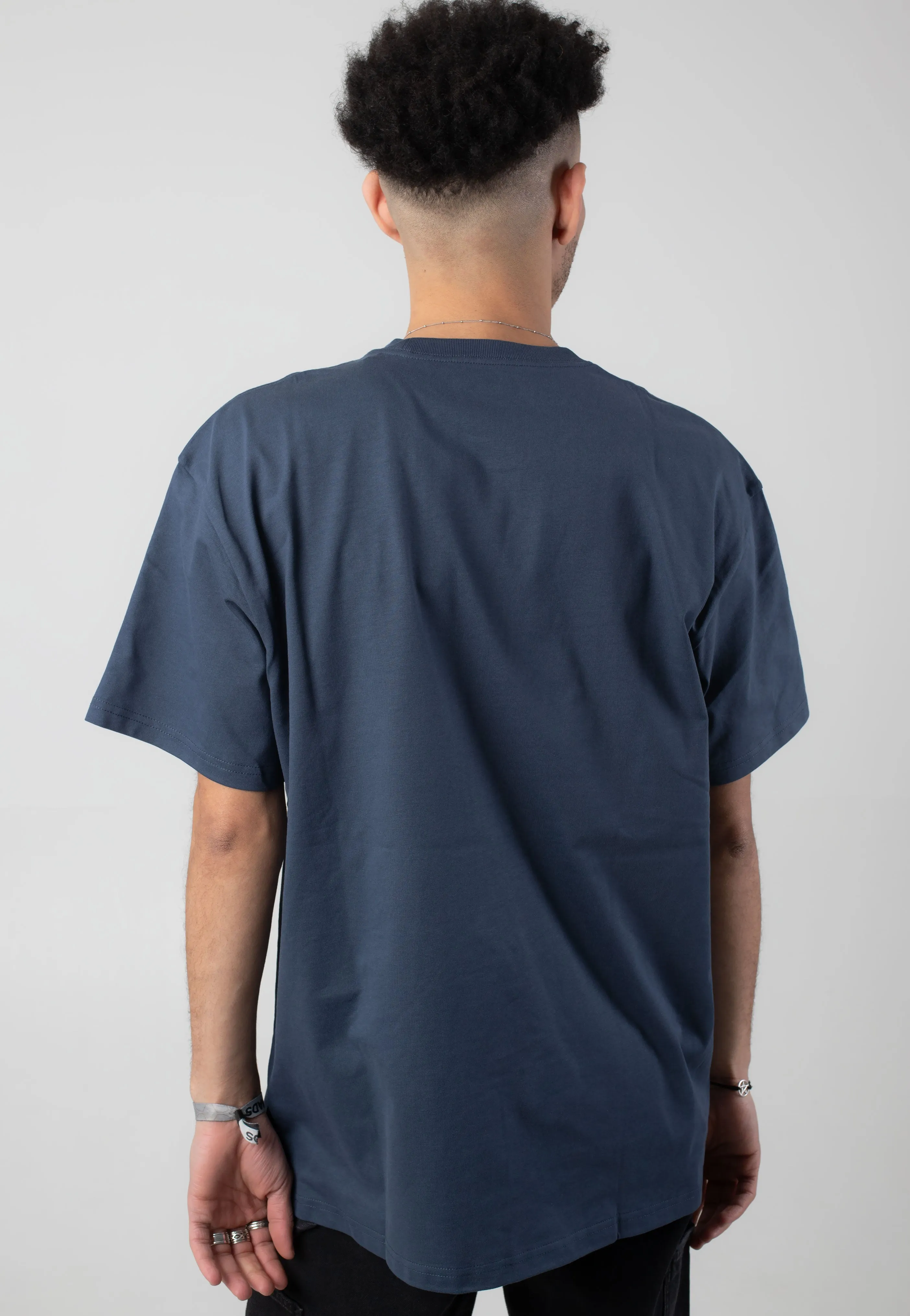 Carhartt WIP - Chase Dusky Blue/Gold - T-Shirt Carhartt WIP