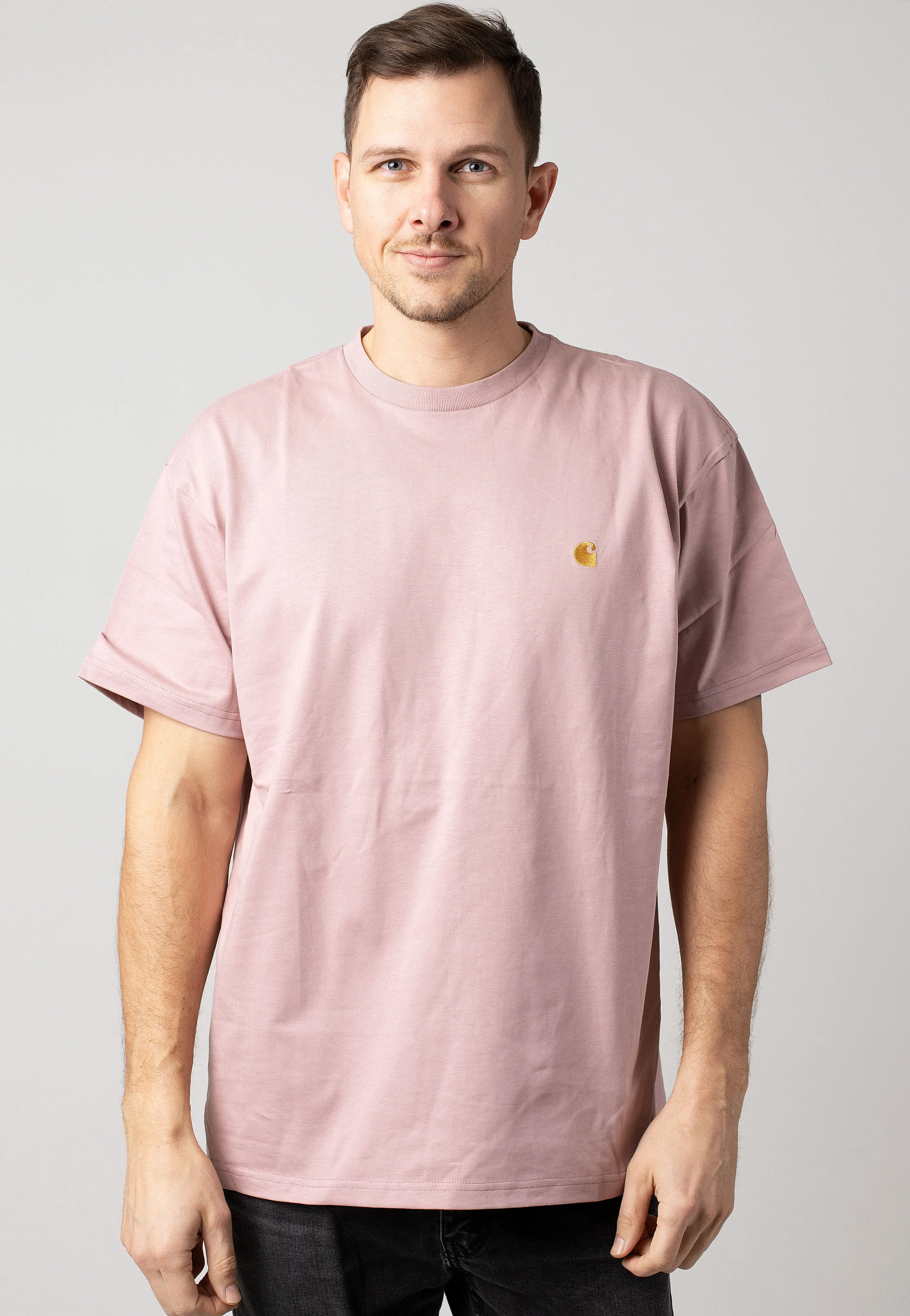 Carhartt WIP - Chase Glassy Pink/Gold - T-Shirt Carhartt WIP