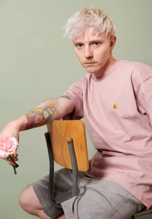 Carhartt WIP - Chase Glassy Pink/Gold - T-Shirt Carhartt WIP