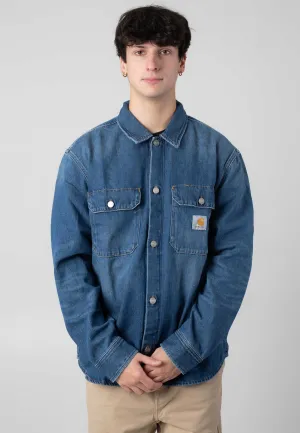 Carhartt WIP - Harvey Dark Used Wash Blue - Jacket Carhartt WIP