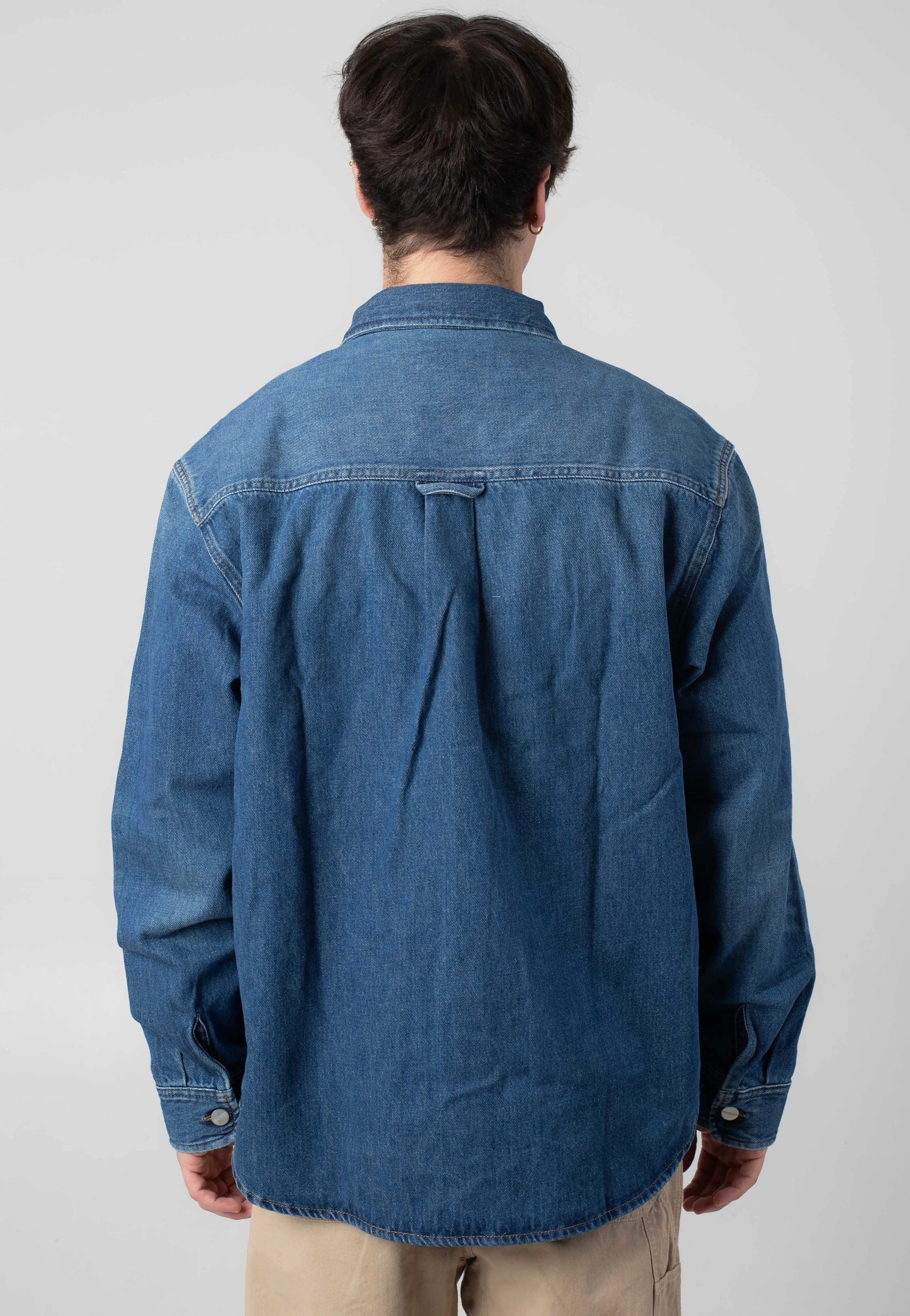 Carhartt WIP - Harvey Dark Used Wash Blue - Jacket Carhartt WIP