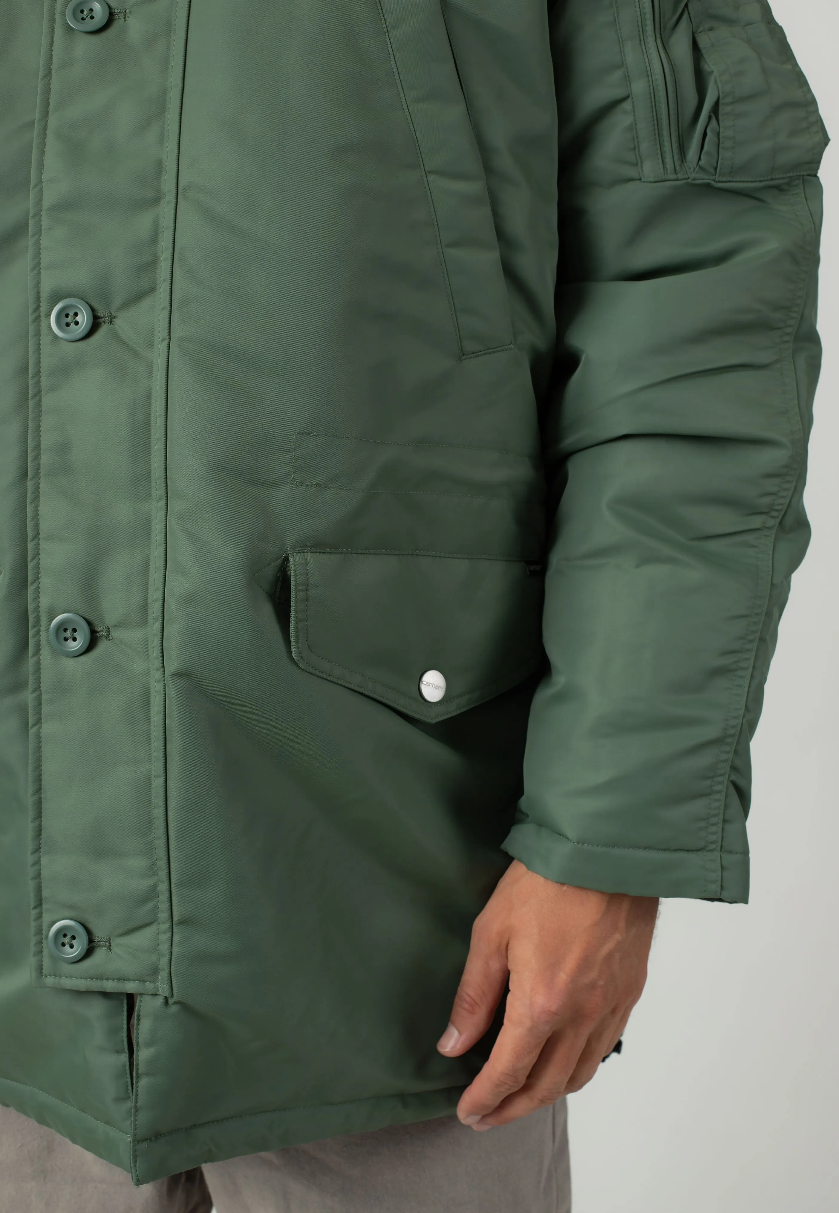 Carhartt WIP - Hd Olten Duck Green - Jacket Carhartt WIP