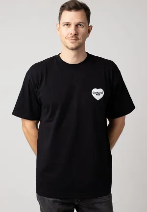 Carhartt WIP - Heart Bandana Stone Washed Black/White - T-Shirt Carhartt WIP
