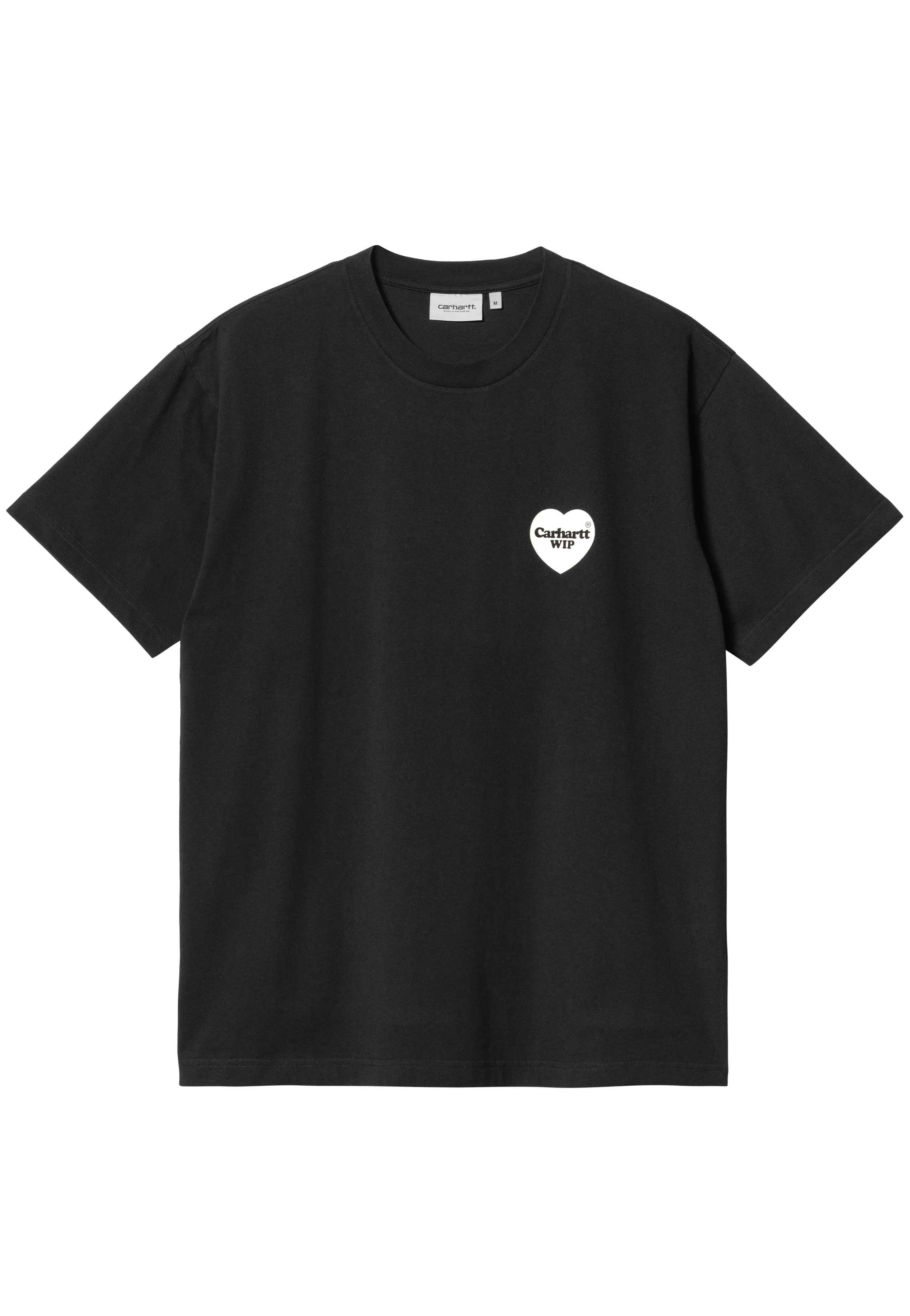 Carhartt WIP - Heart Bandana Stone Washed Black/White - T-Shirt Carhartt WIP