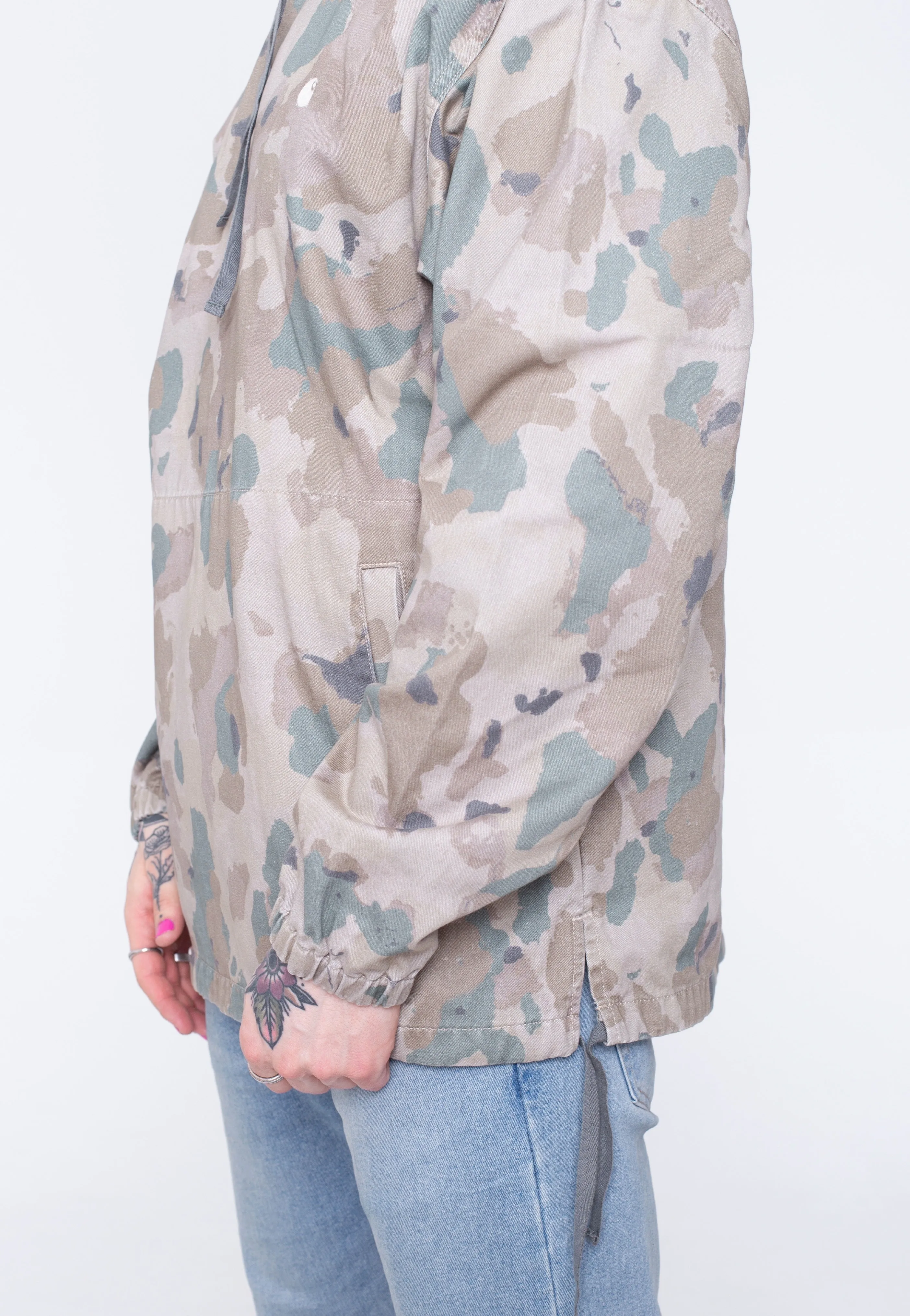 Carhartt WIP - Hooded Carson Camo Tide/Thyme Stone Washed - Jacket Carhartt WIP