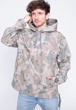 Carhartt WIP - Hooded Carson Camo Tide/Thyme Stone Washed - Jacket Carhartt WIP