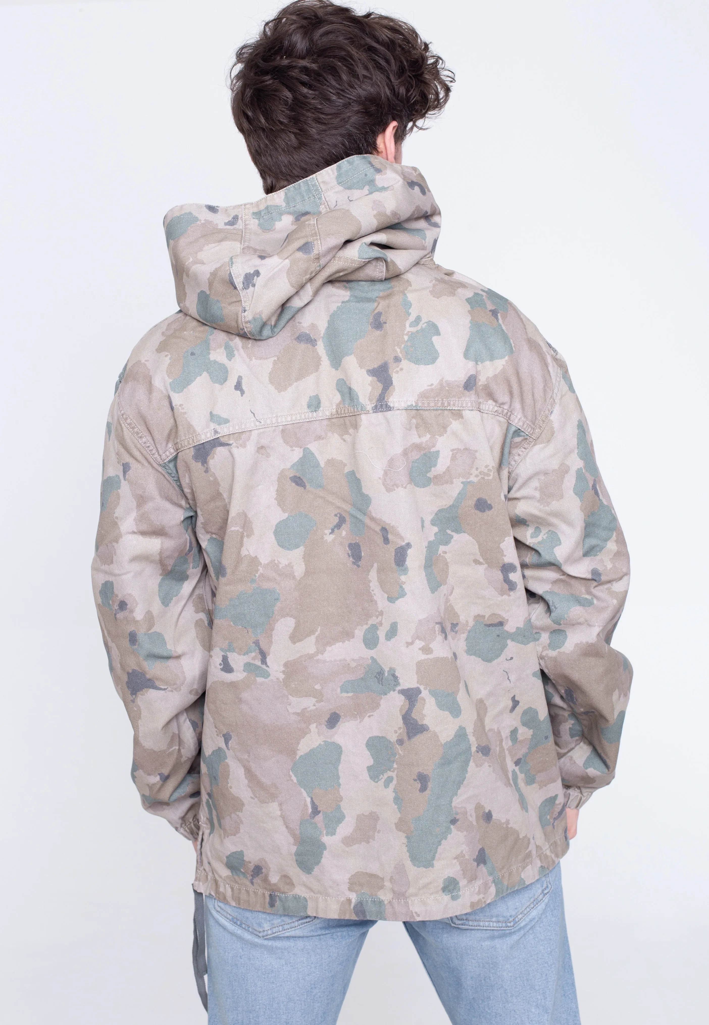 Carhartt WIP - Hooded Carson Camo Tide/Thyme Stone Washed - Jacket Carhartt WIP