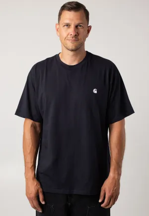 Carhartt WIP - Madison Dark Navy / White - T-Shirt Carhartt WIP