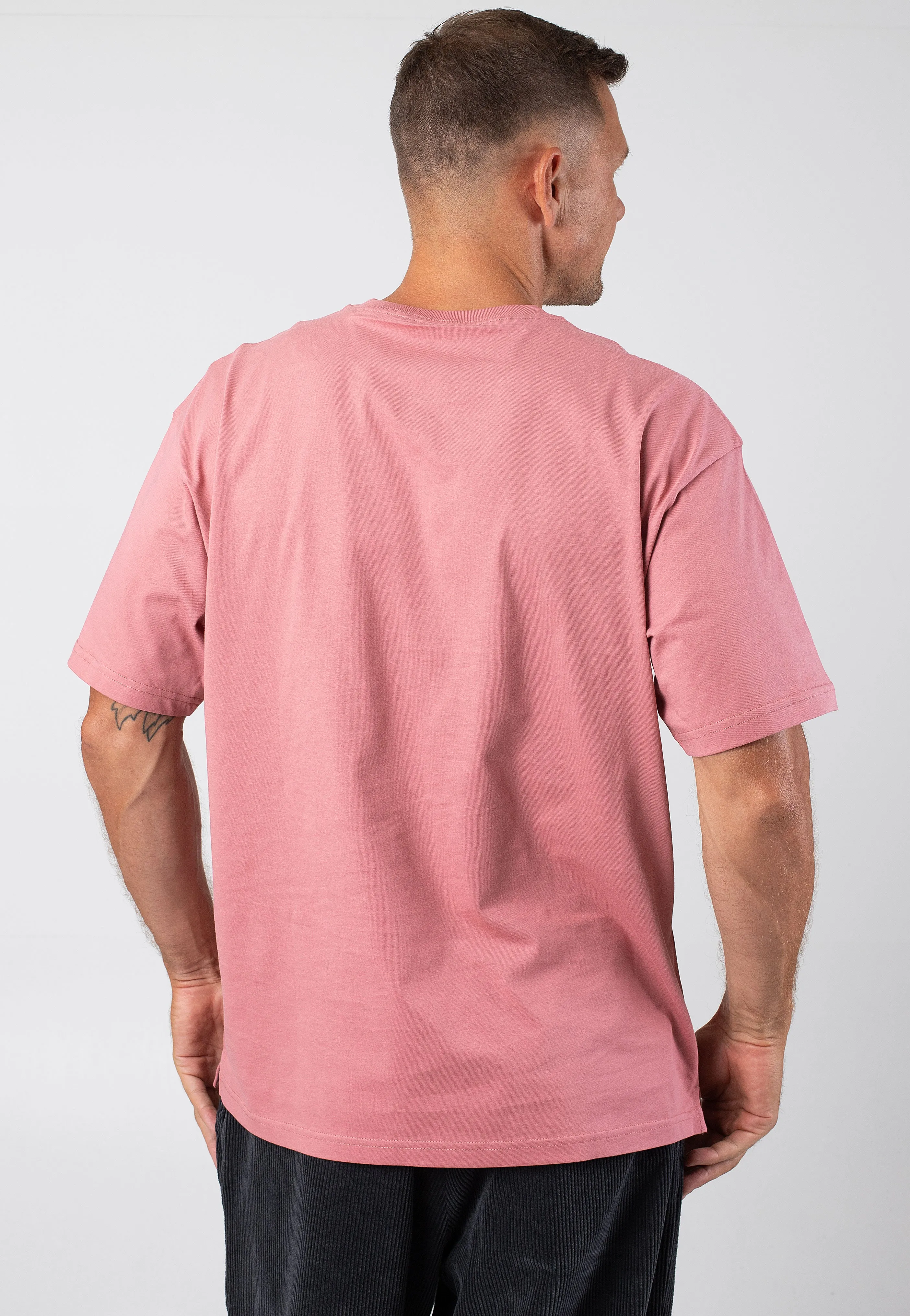 Carhartt WIP - Madison Dusty Rose / White - T-Shirt Carhartt WIP