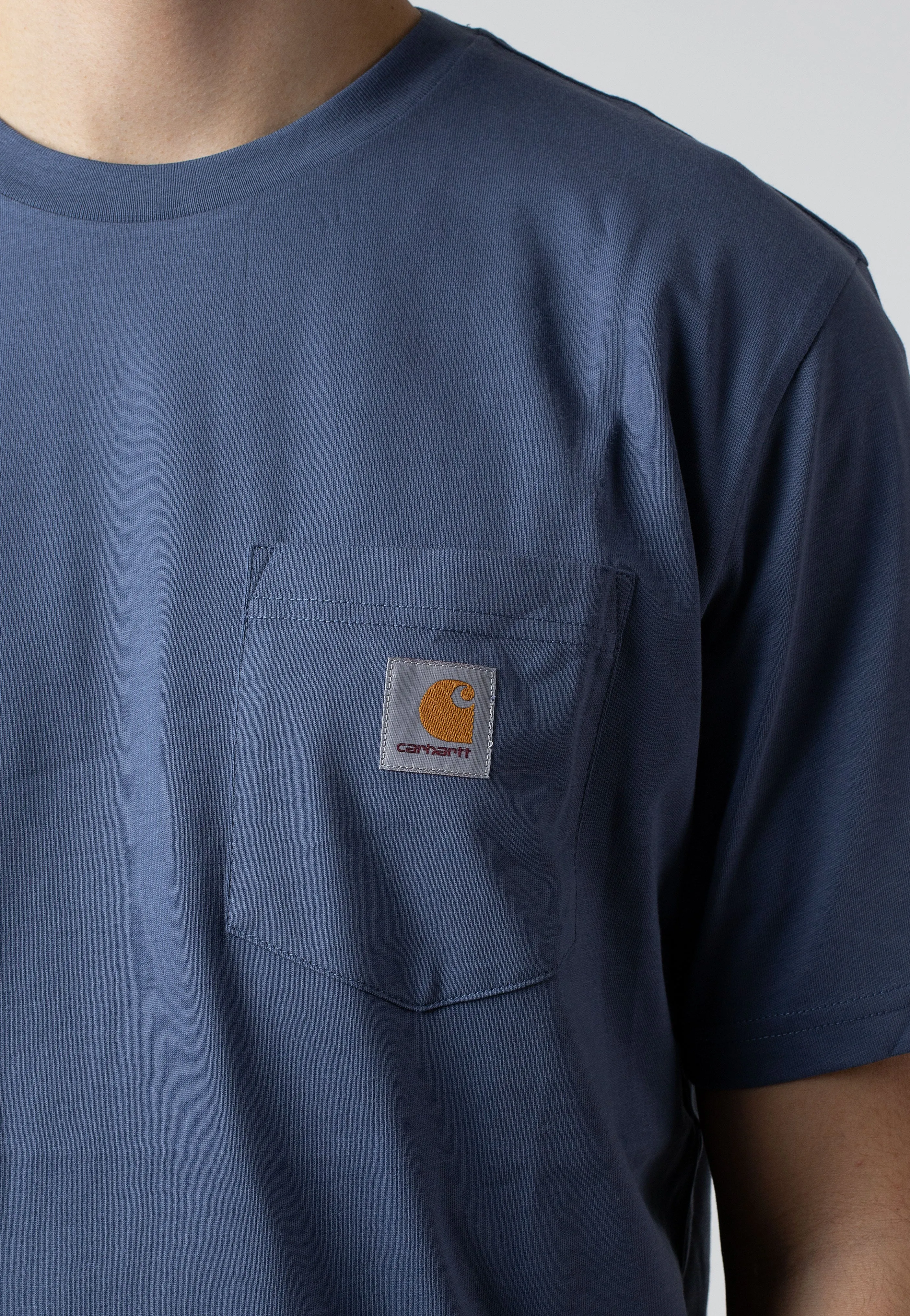 Carhartt WIP - Pocket Hudson Blue - T-Shirt Carhartt WIP