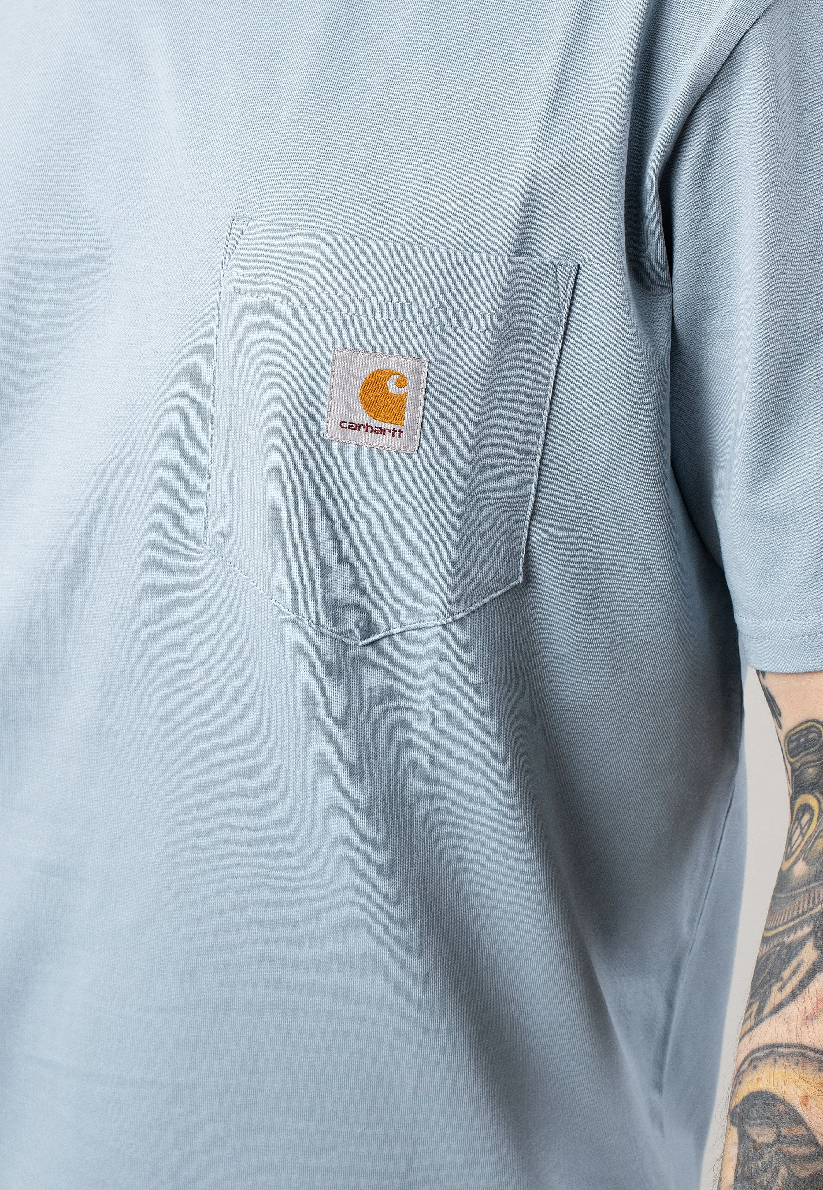 Carhartt WIP - Pocket Misty Sky - T-Shirt Carhartt WIP