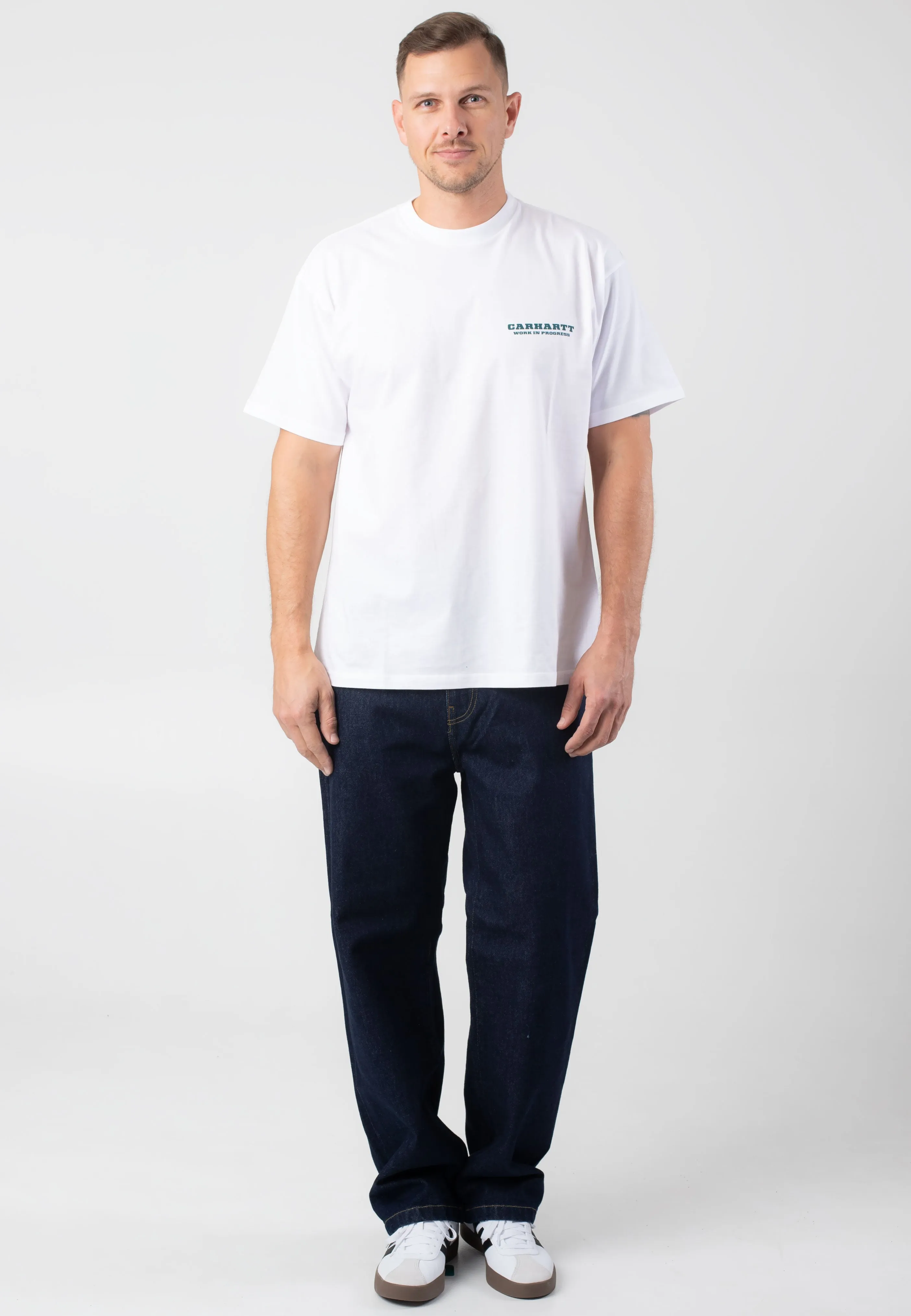 Carhartt WIP - Runaway White/Malachite - T-Shirt Carhartt WIP