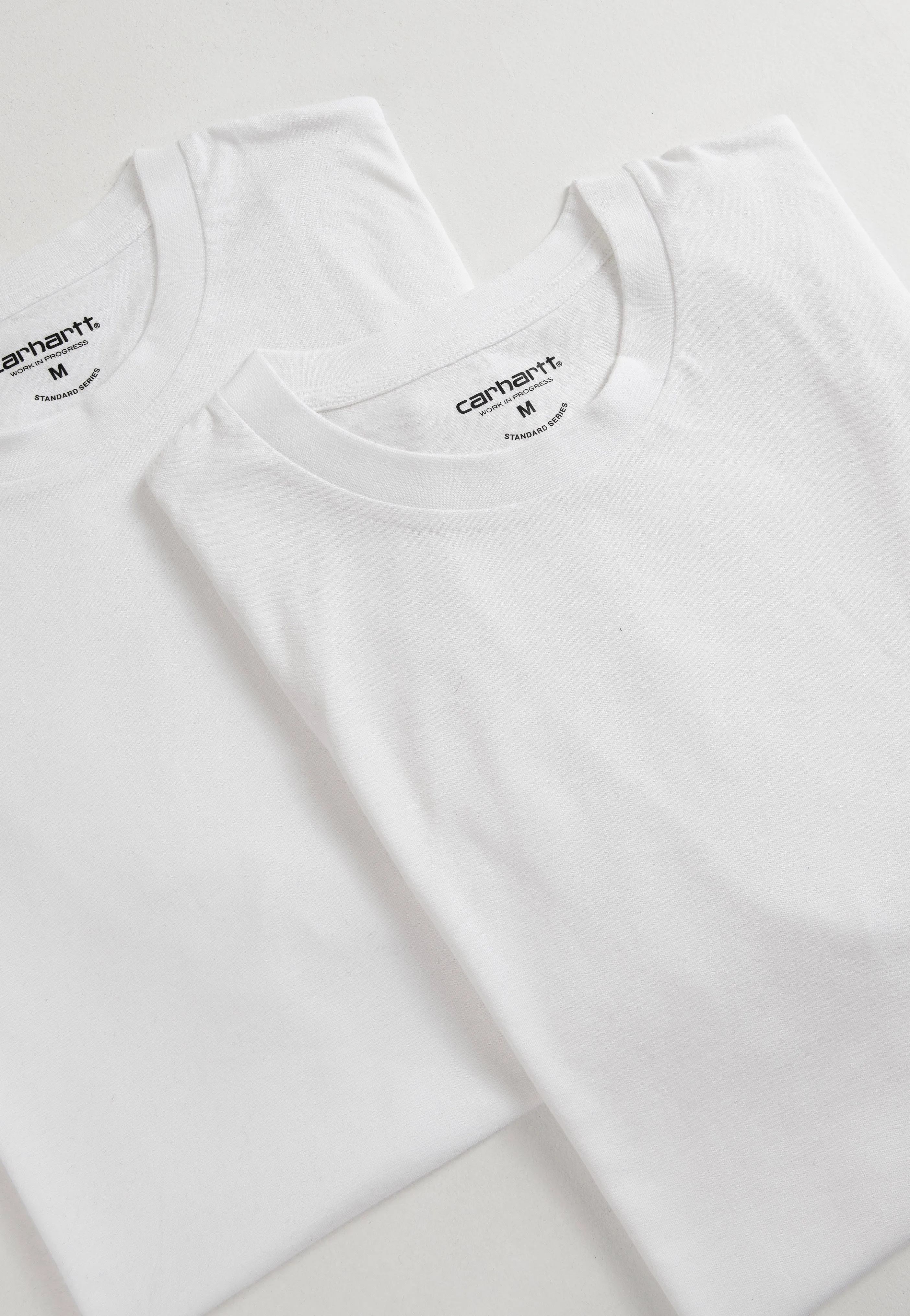 Carhartt WIP - Standard Crew Neck Pack Of 2 White/White - T-Shirt Carhartt WIP