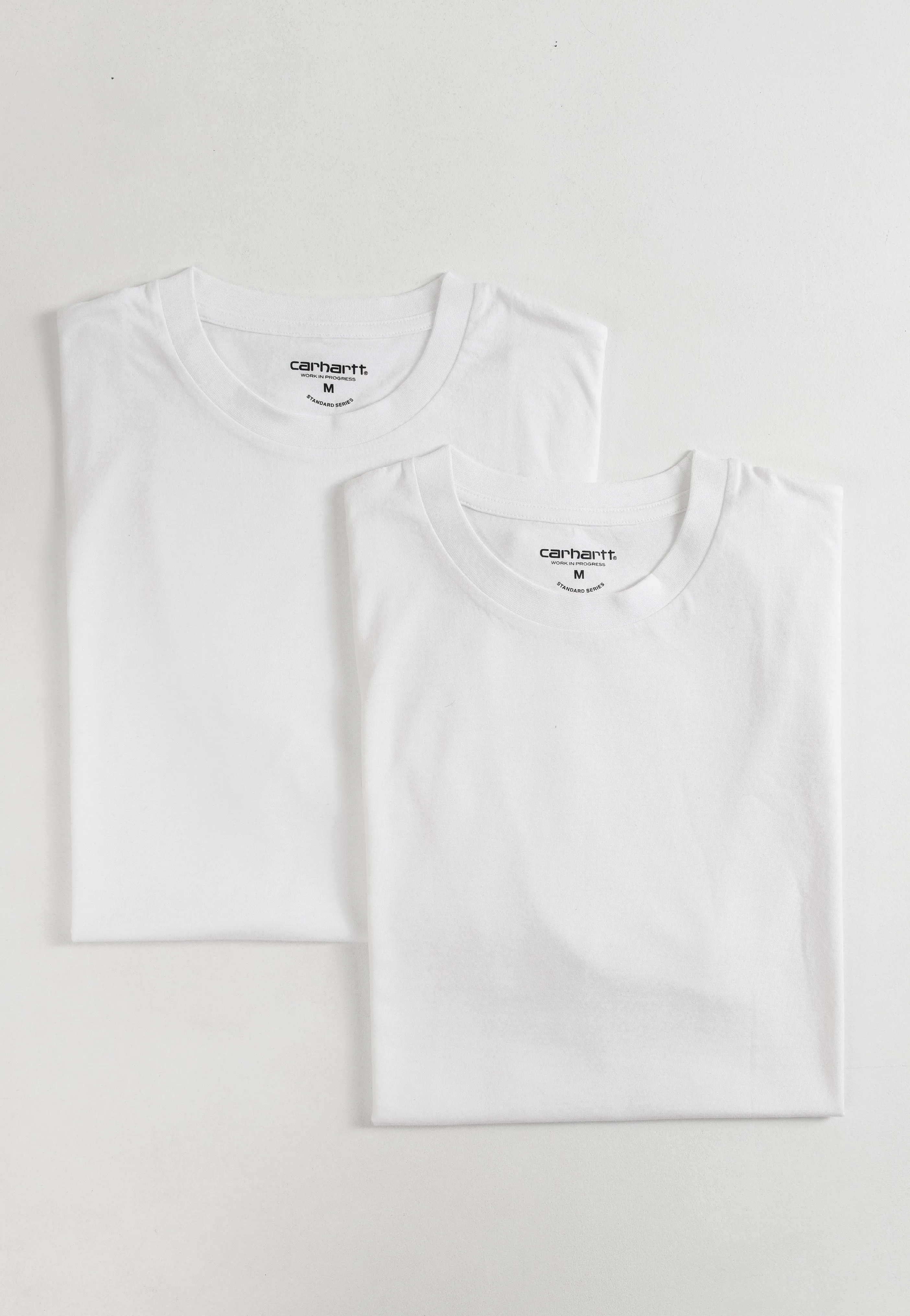 Carhartt WIP - Standard Crew Neck Pack Of 2 White/White - T-Shirt Carhartt WIP