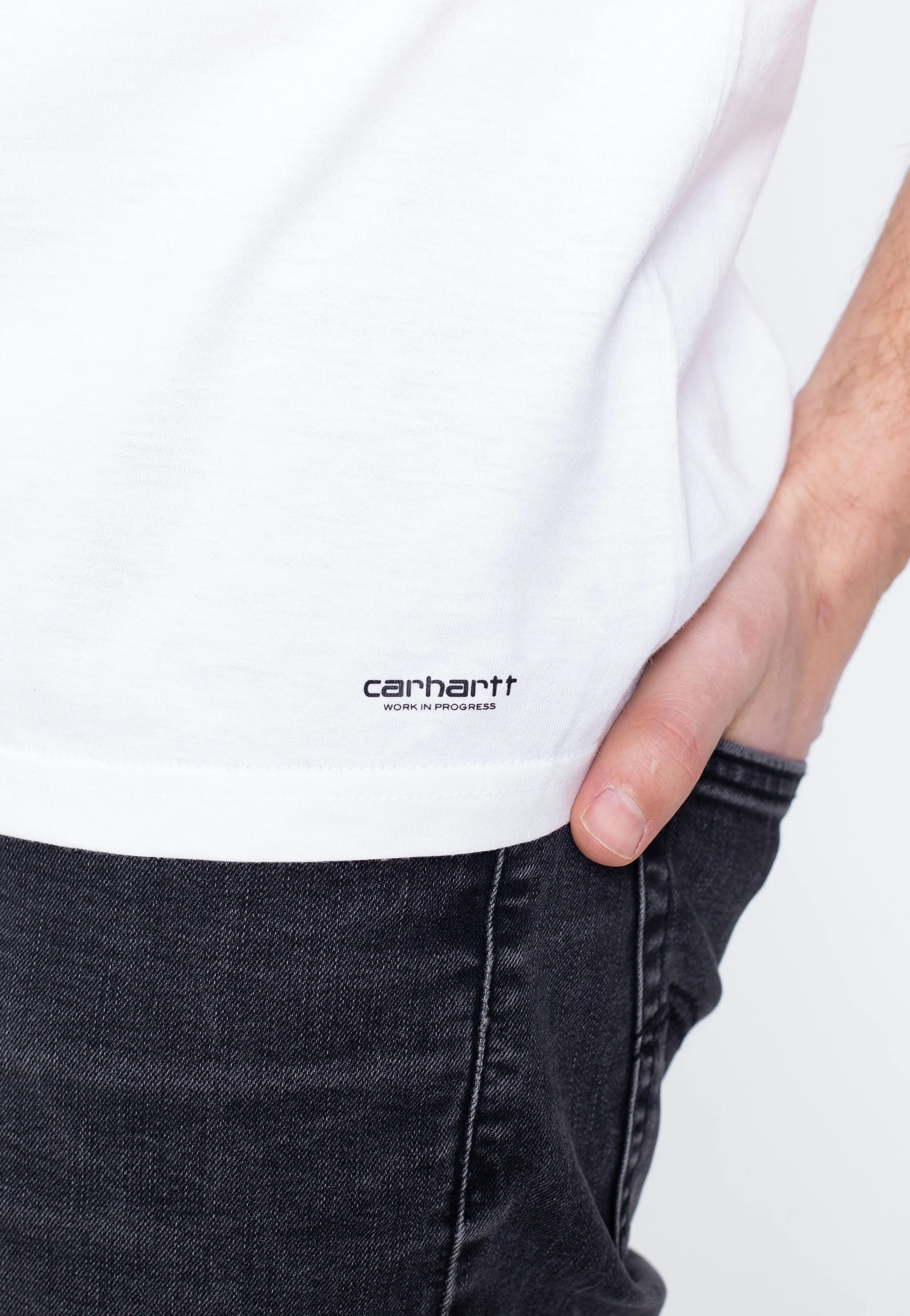 Carhartt WIP - Standard Crew Neck Pack Of 2 White/White - T-Shirt Carhartt WIP