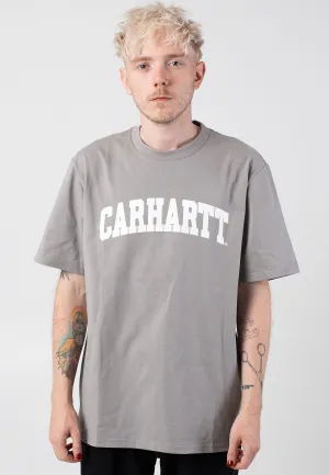 Carhartt WIP - University Misty Grey/White - T-Shirt Carhartt WIP