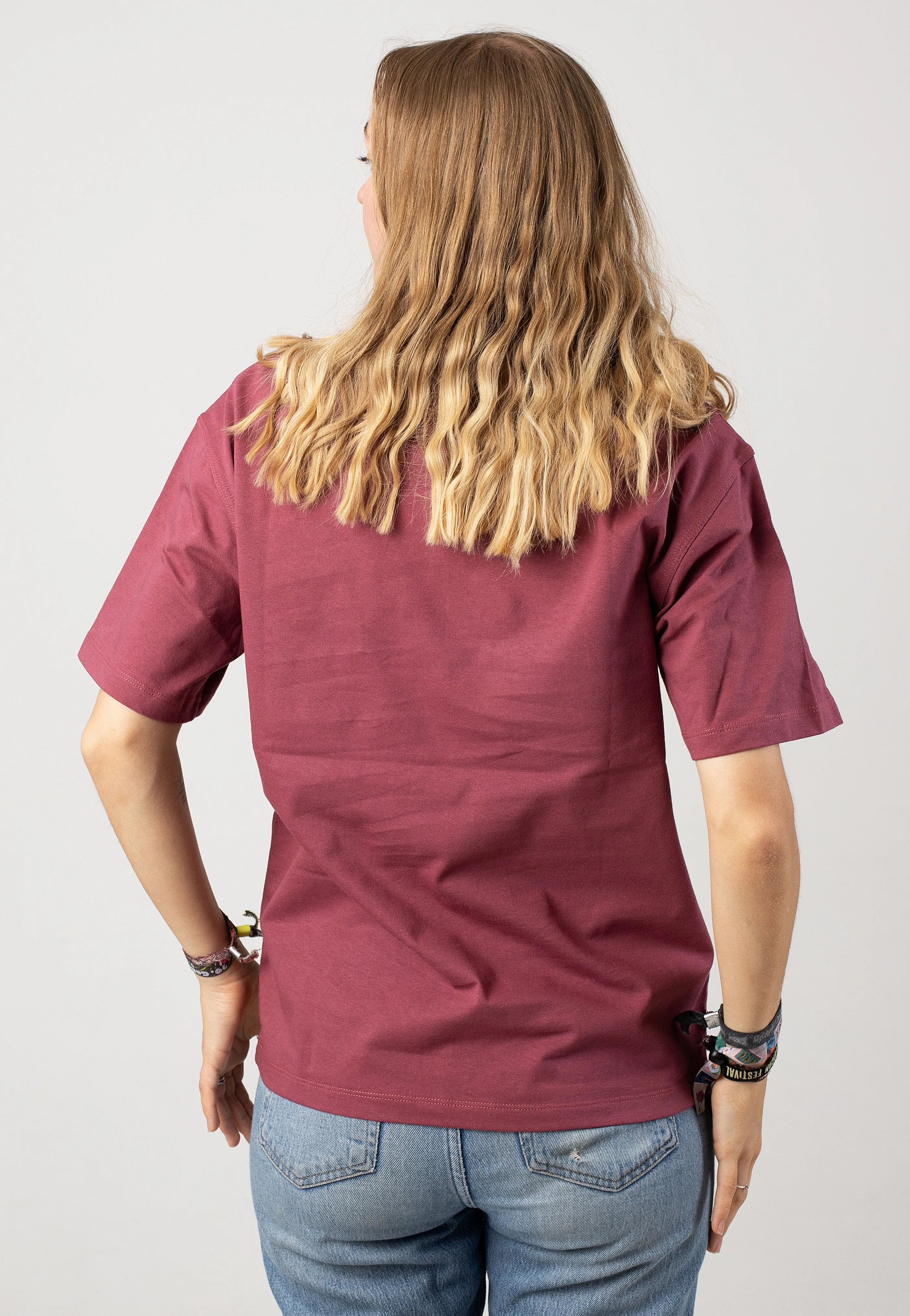 Carhartt WIP - W' American Script Dusty Fuchsia - T-Shirt Carhartt WIP