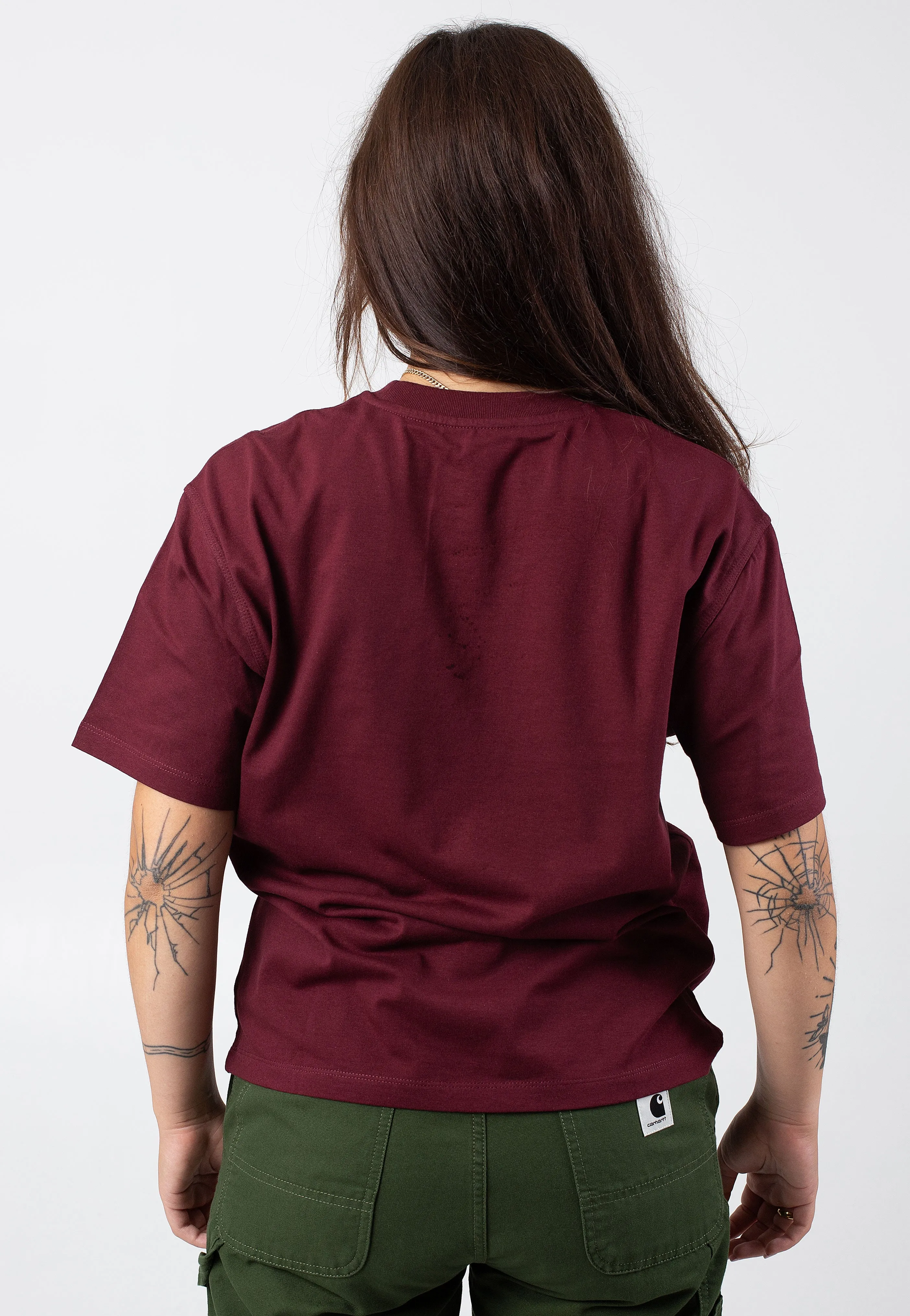 Carhartt WIP - W' American Script Malbec - T-Shirt Carhartt WIP