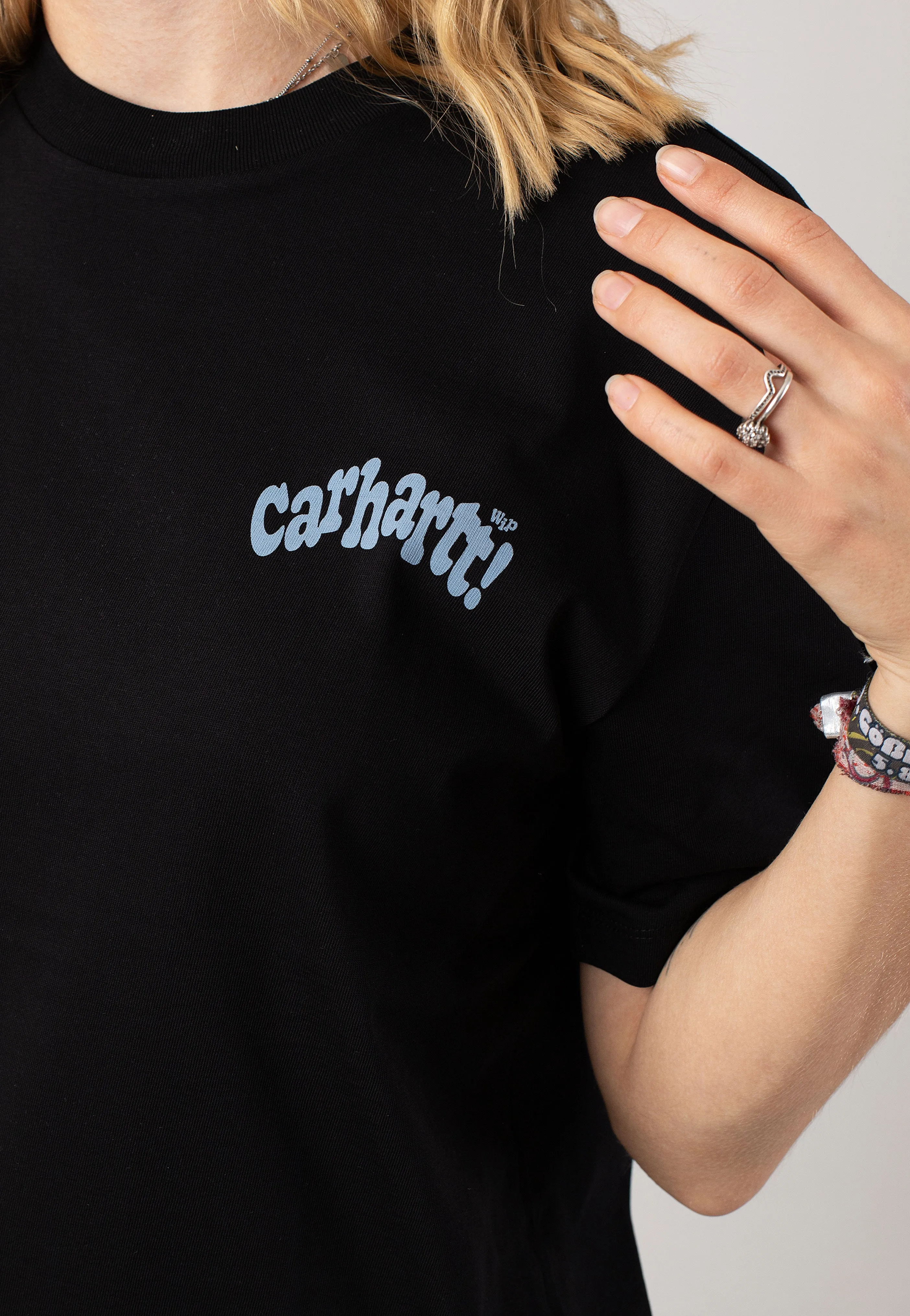 Carhartt WIP - W' Amour Black/Misty Sky - T-Shirt Carhartt WIP