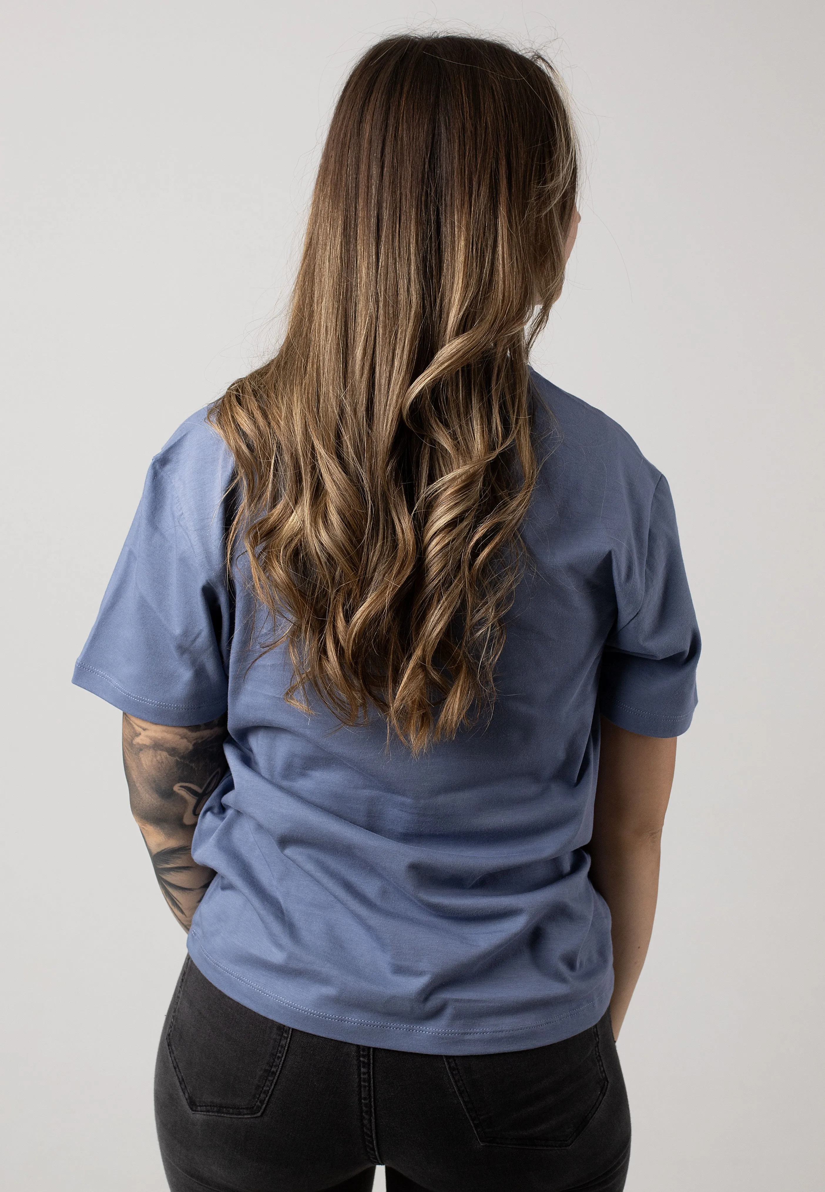 Carhartt WIP - W' Casey Bay Blue/Silver - T-Shirt Carhartt WIP