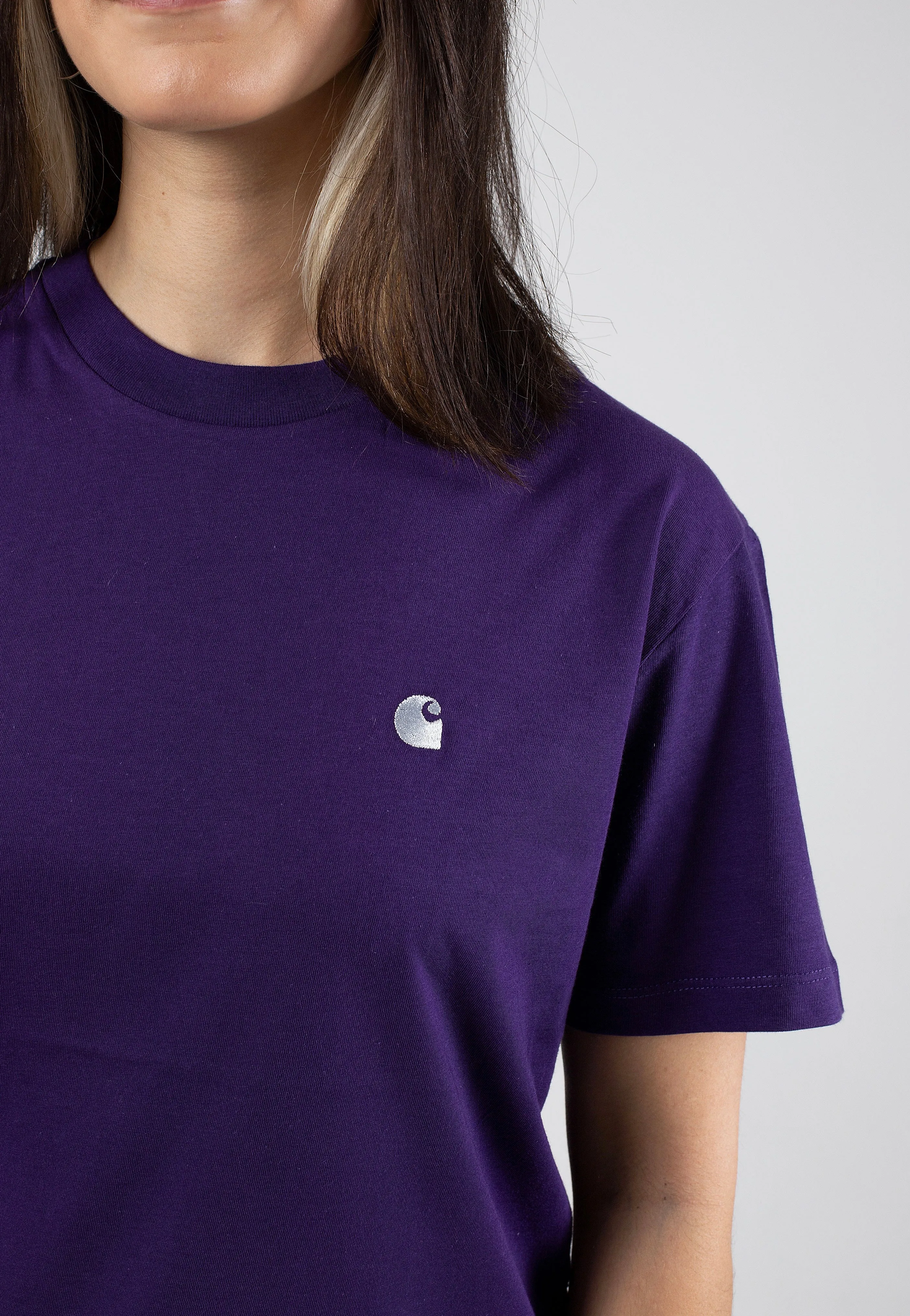 Carhartt WIP - W' Casey Tyrian/Silver - T-Shirt Carhartt WIP