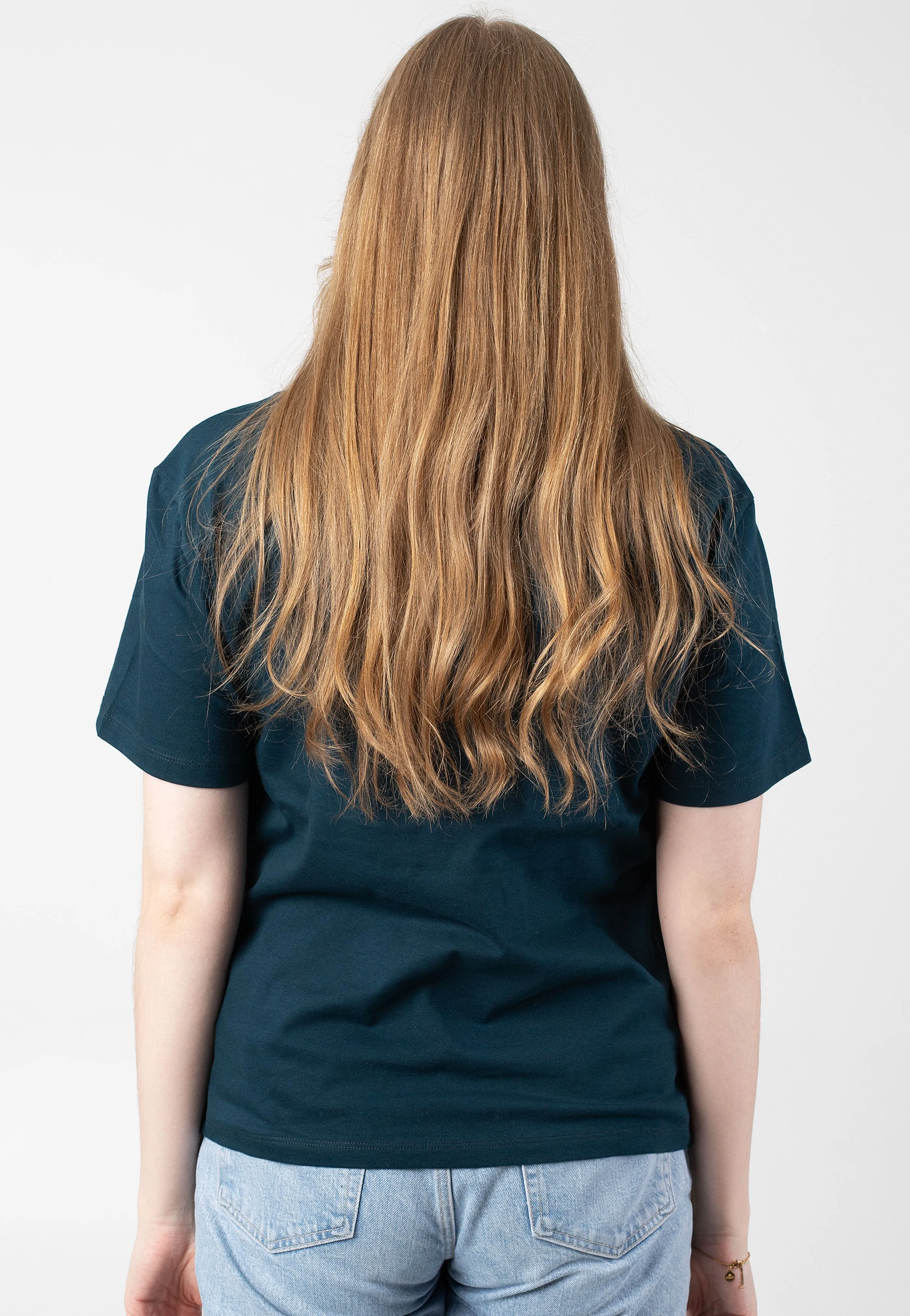 Carhartt WIP - W' Chase Duck Blue / Gold - T-Shirt Carhartt WIP