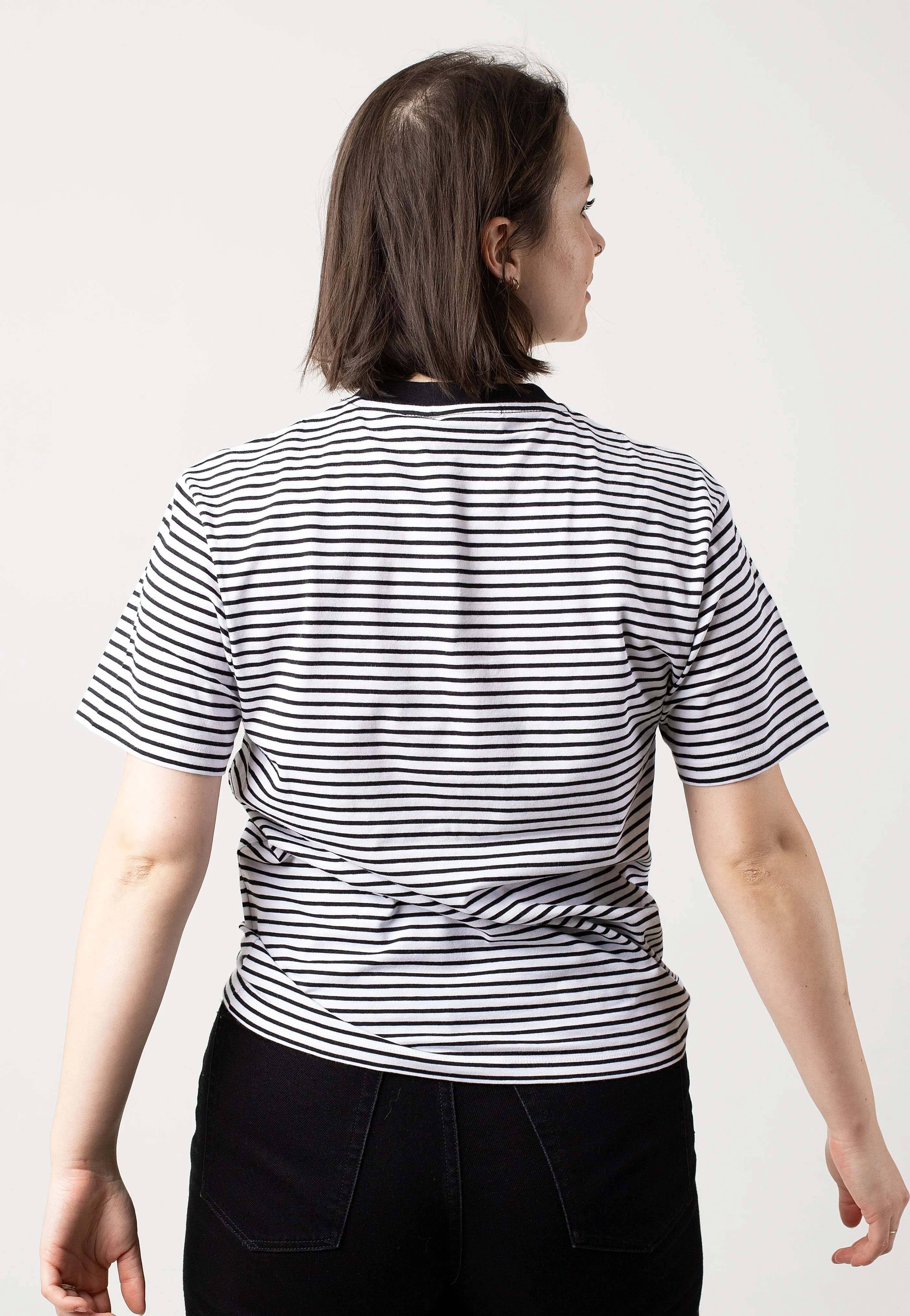 Carhartt WIP - W' Coleen Coleen Stripe/White/Black - T-Shirt Carhartt WIP
