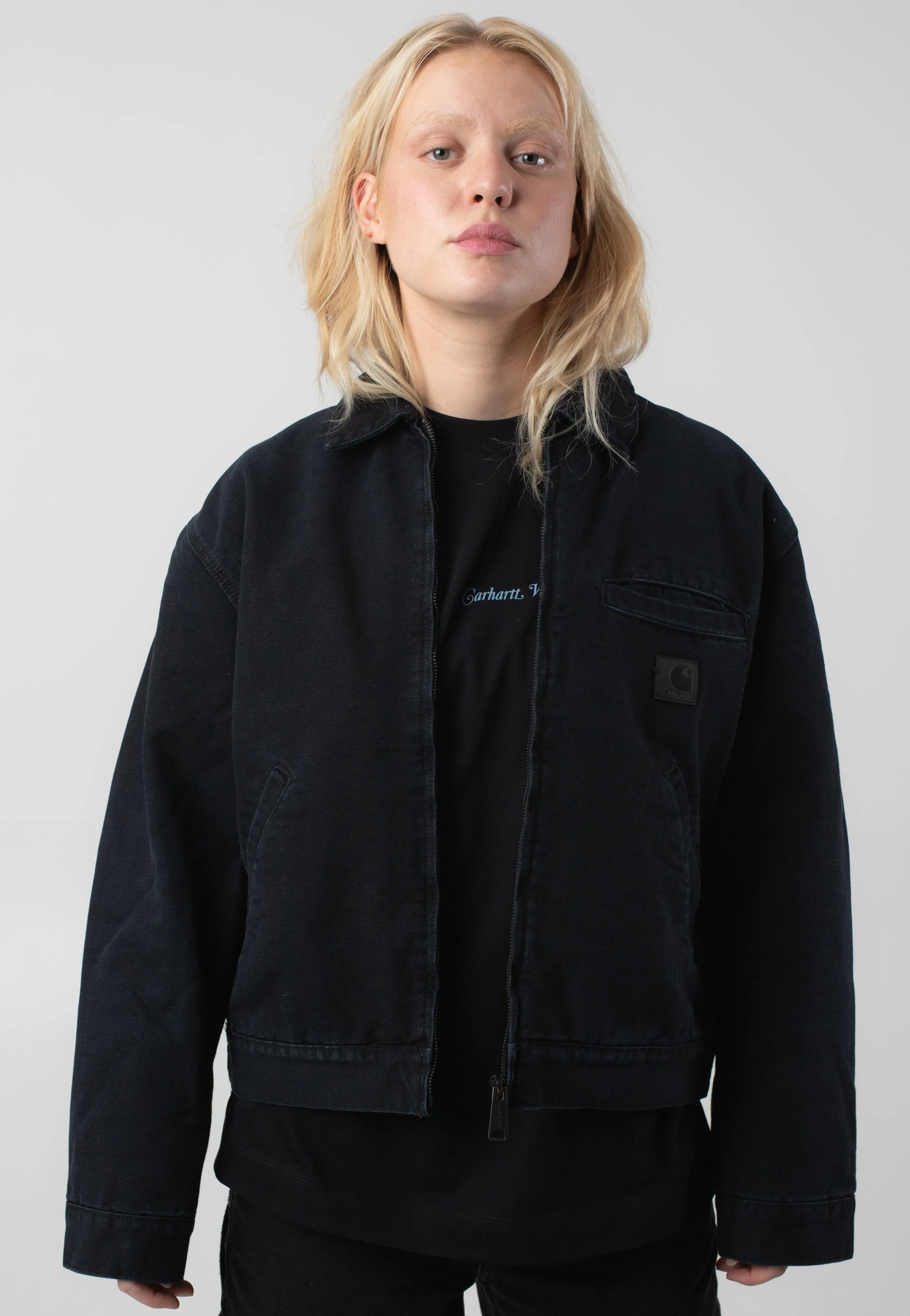 Carhartt WIP - W' Dayton Stone Canvas Black - Jacket Carhartt WIP