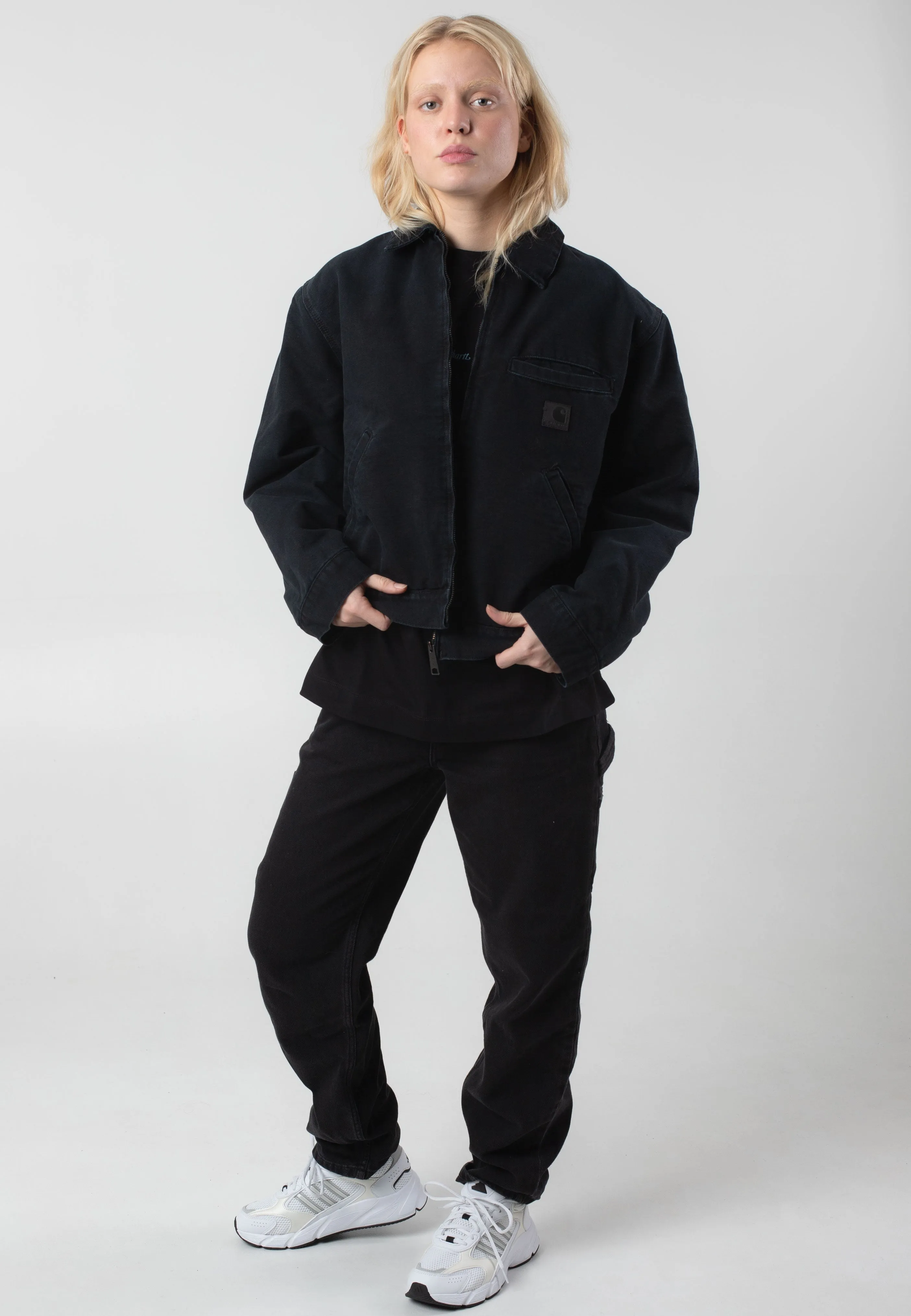 Carhartt WIP - W' Dayton Stone Canvas Black - Jacket Carhartt WIP