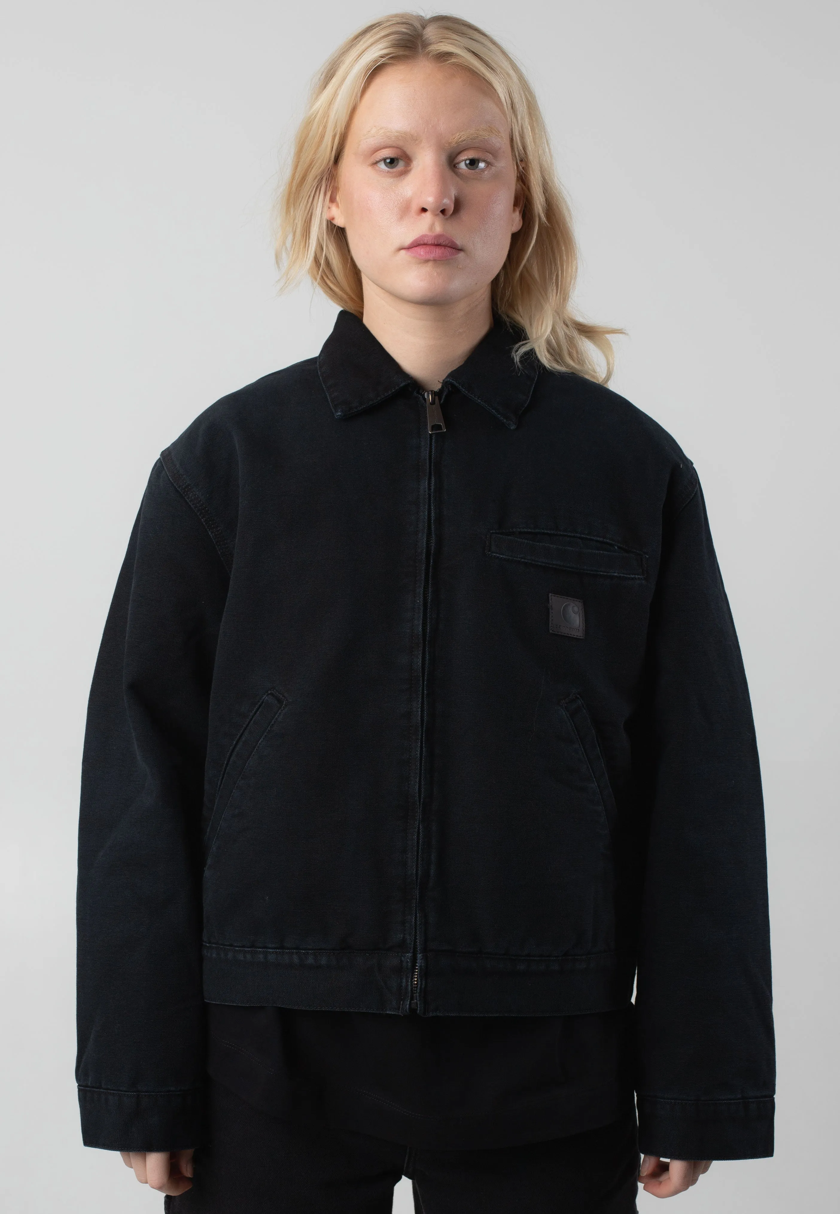 Carhartt WIP - W' Dayton Stone Canvas Black - Jacket Carhartt WIP