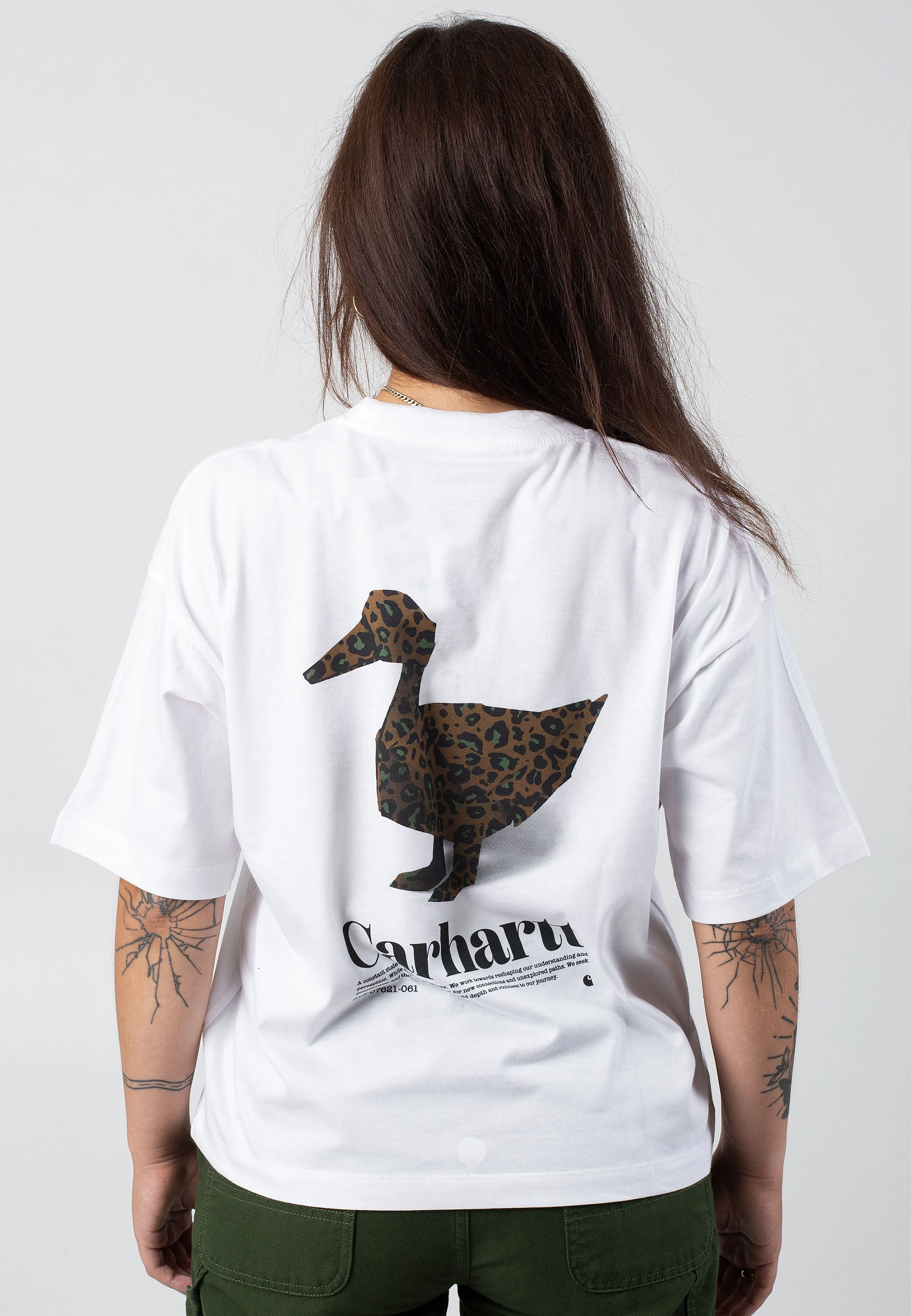 Carhartt WIP - W' Fold Leo White - T-Shirt Carhartt WIP