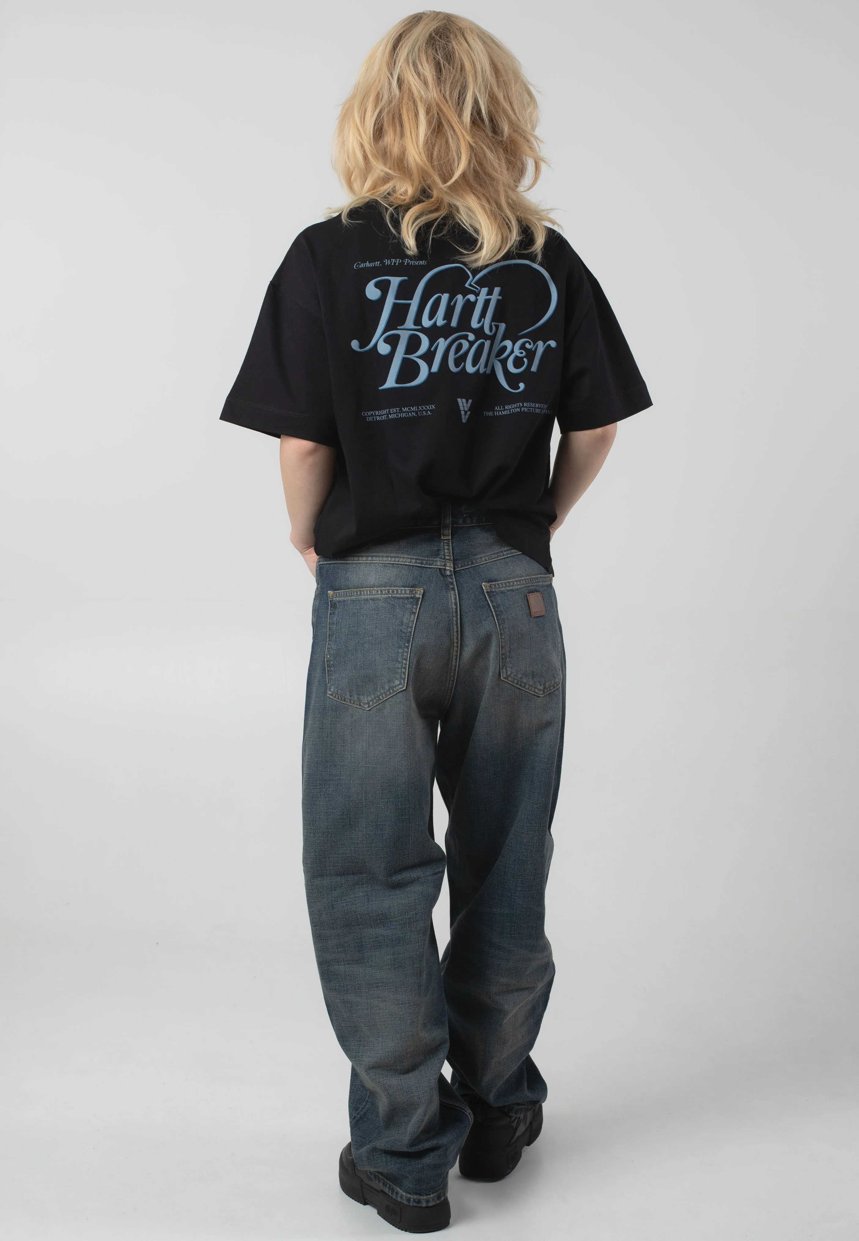 Carhartt WIP - W' Harttbreaker Black - T-Shirt Carhartt WIP