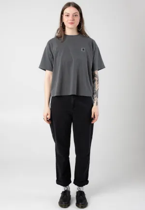 Carhartt WIP - W' Nelson Garment Dyed Graphite - T-Shirt Carhartt WIP