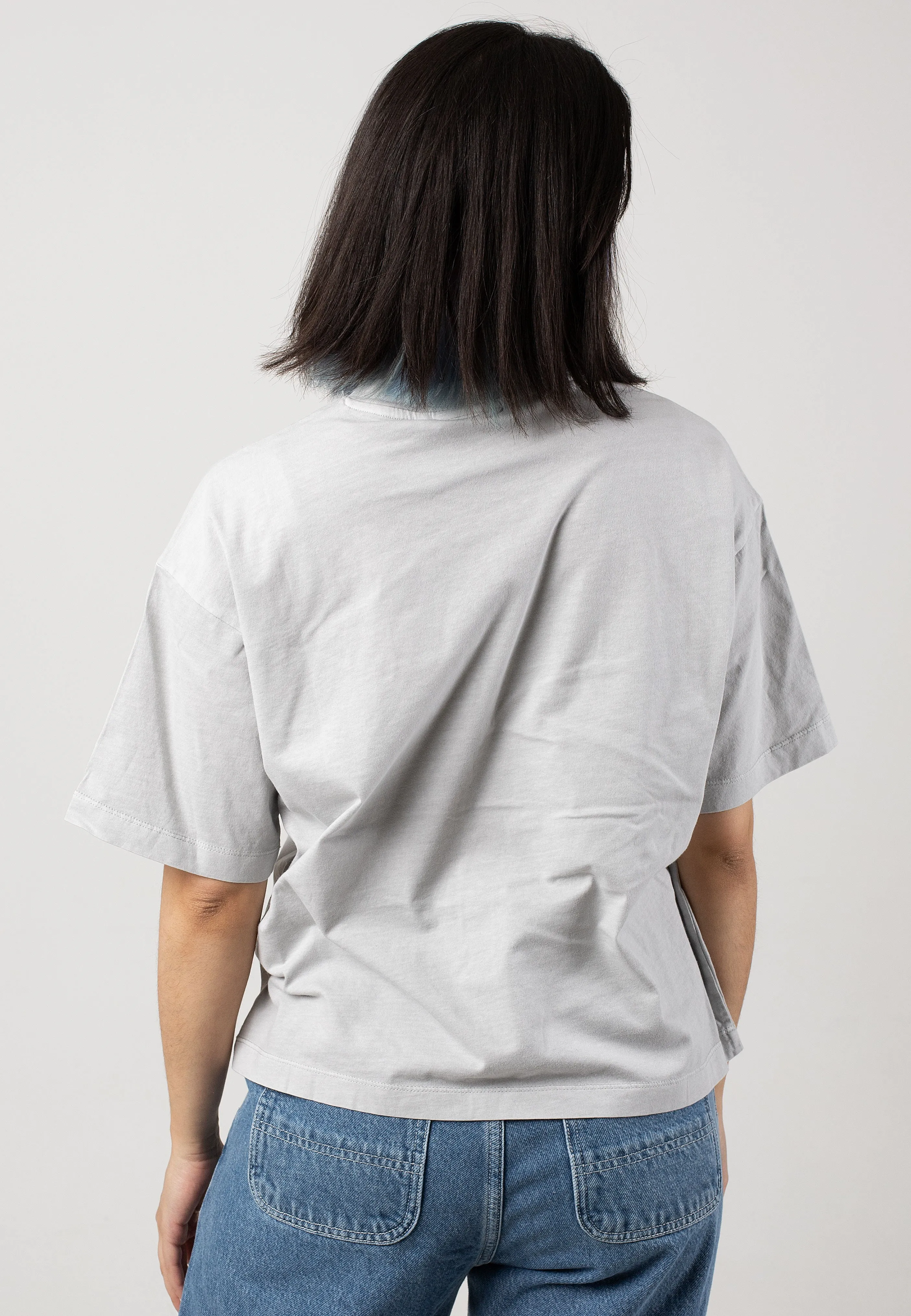 Carhartt WIP - W' Nelson Garment Dyed Sonic Silver - T-Shirt Carhartt WIP