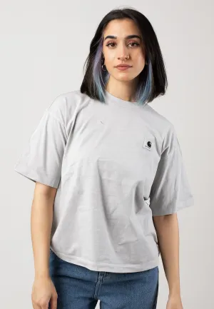 Carhartt WIP - W' Nelson Garment Dyed Sonic Silver - T-Shirt Carhartt WIP