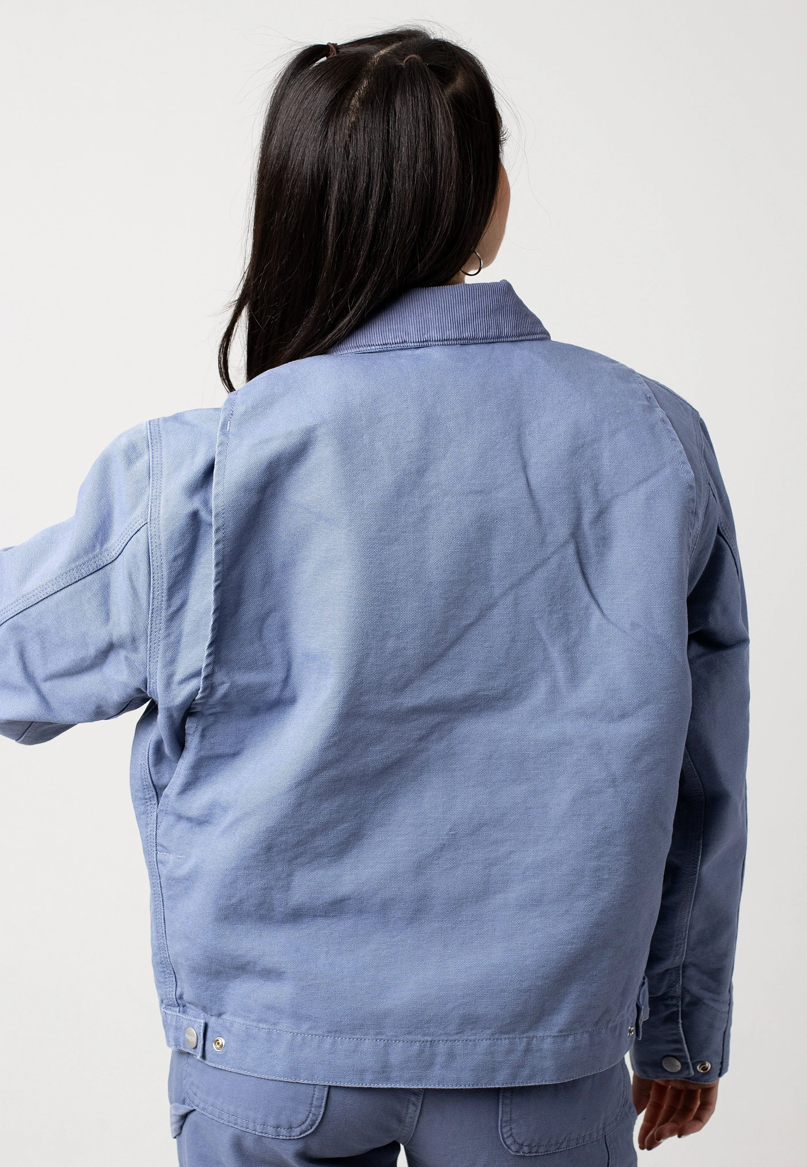 Carhartt WIP - W' OG Detroit Aged Canvas Bay Blue/Bay Blue - Jacket Carhartt WIP