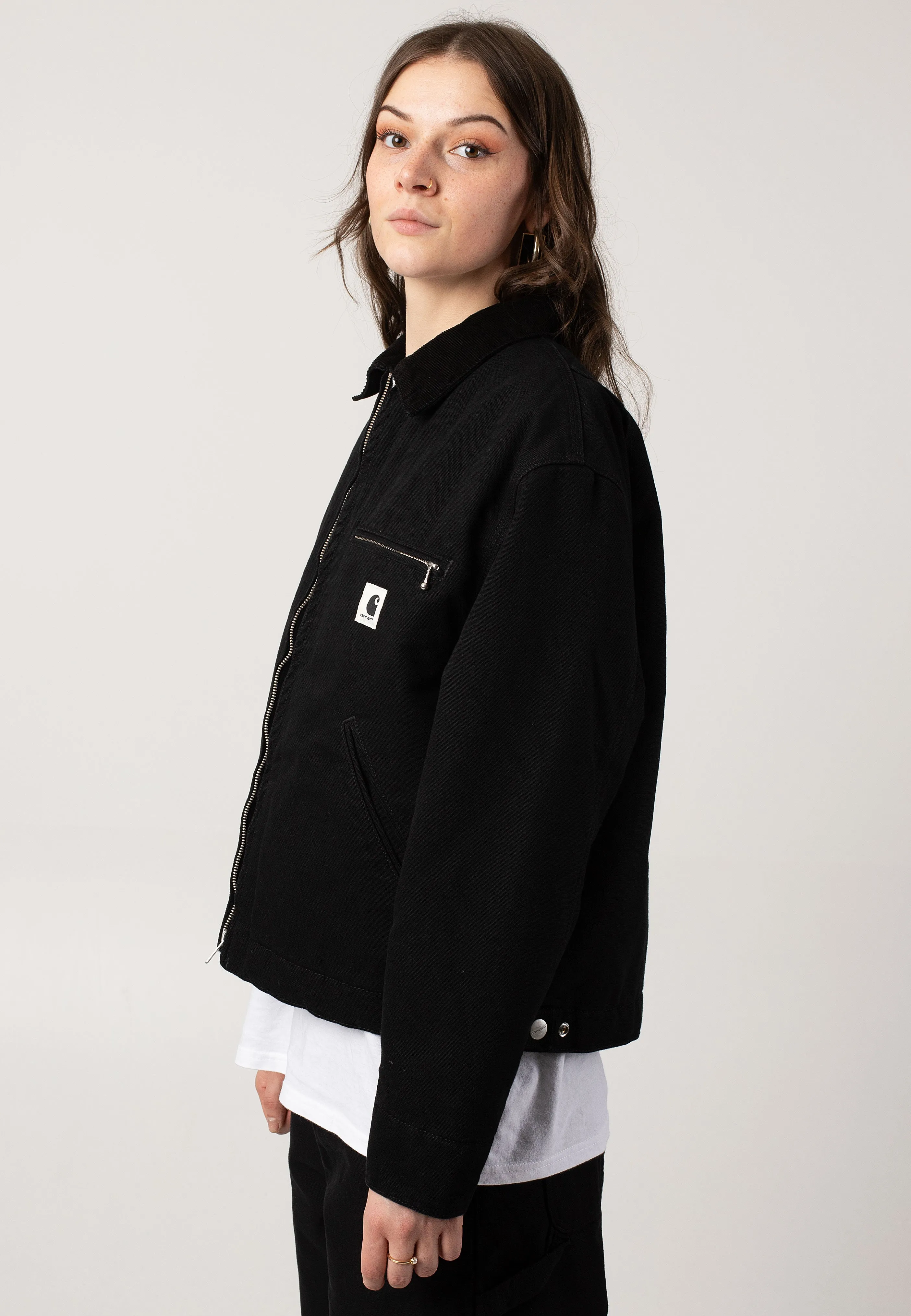 Carhartt WIP - W' Og Detroit Rinsed Black/Black - Jacket Carhartt WIP