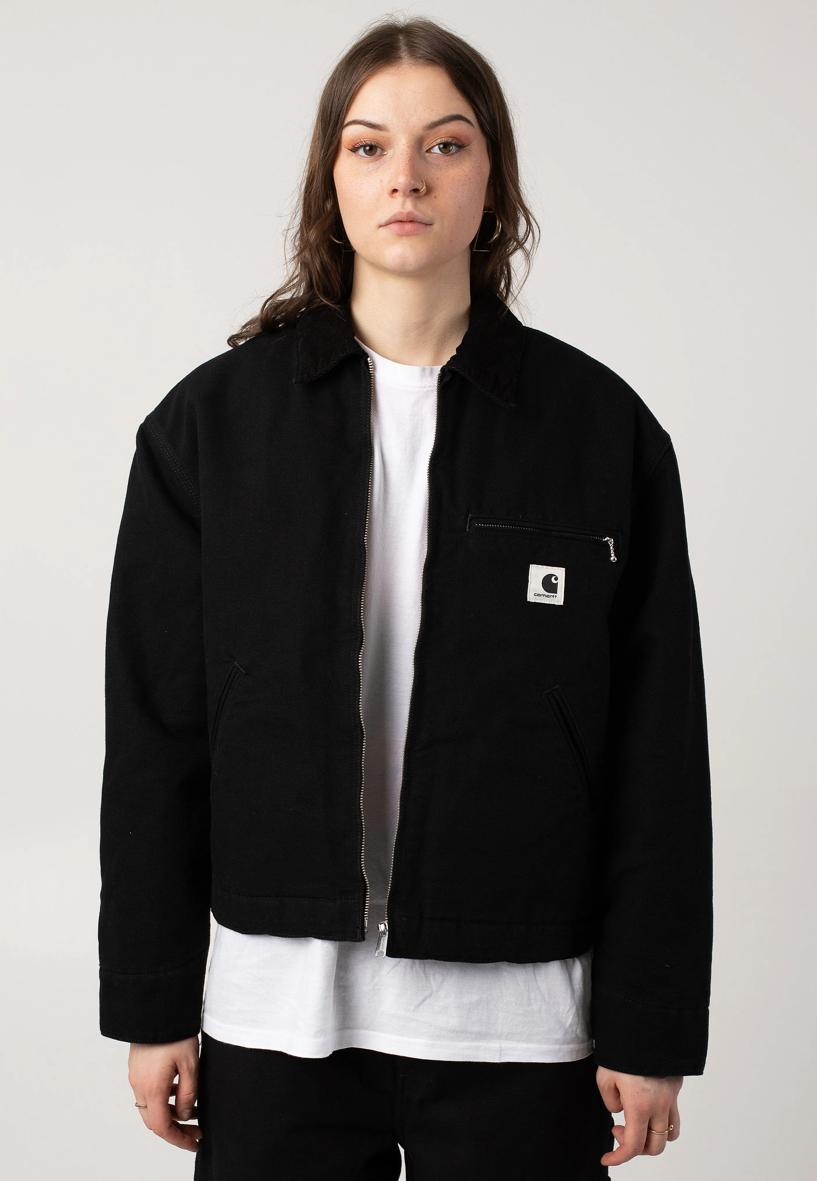 Carhartt WIP - W' Og Detroit Rinsed Black/Black - Jacket Carhartt WIP