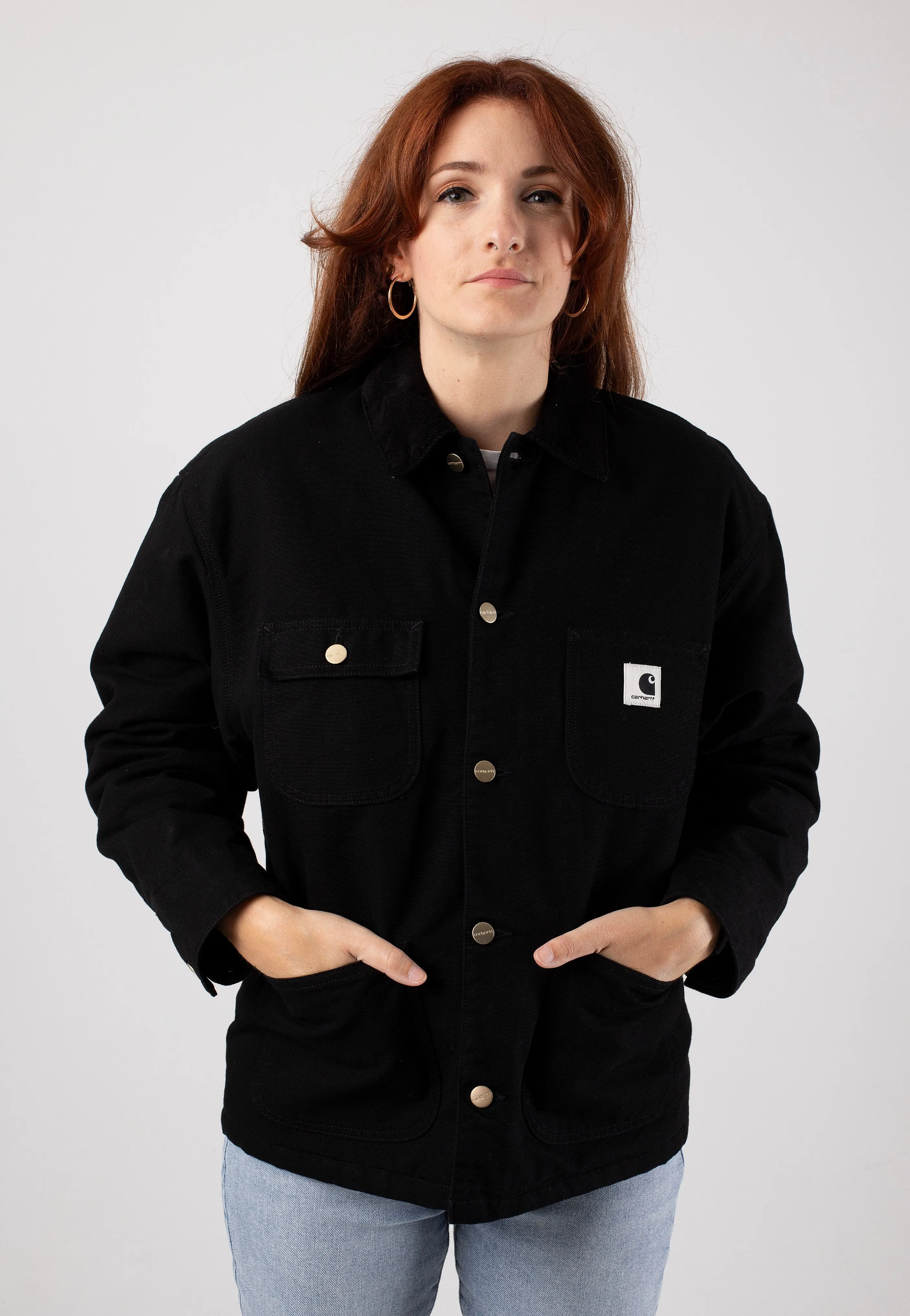 Carhartt WIP - W' Og Michigan Rinsed Black/Black - Jacket Carhartt WIP