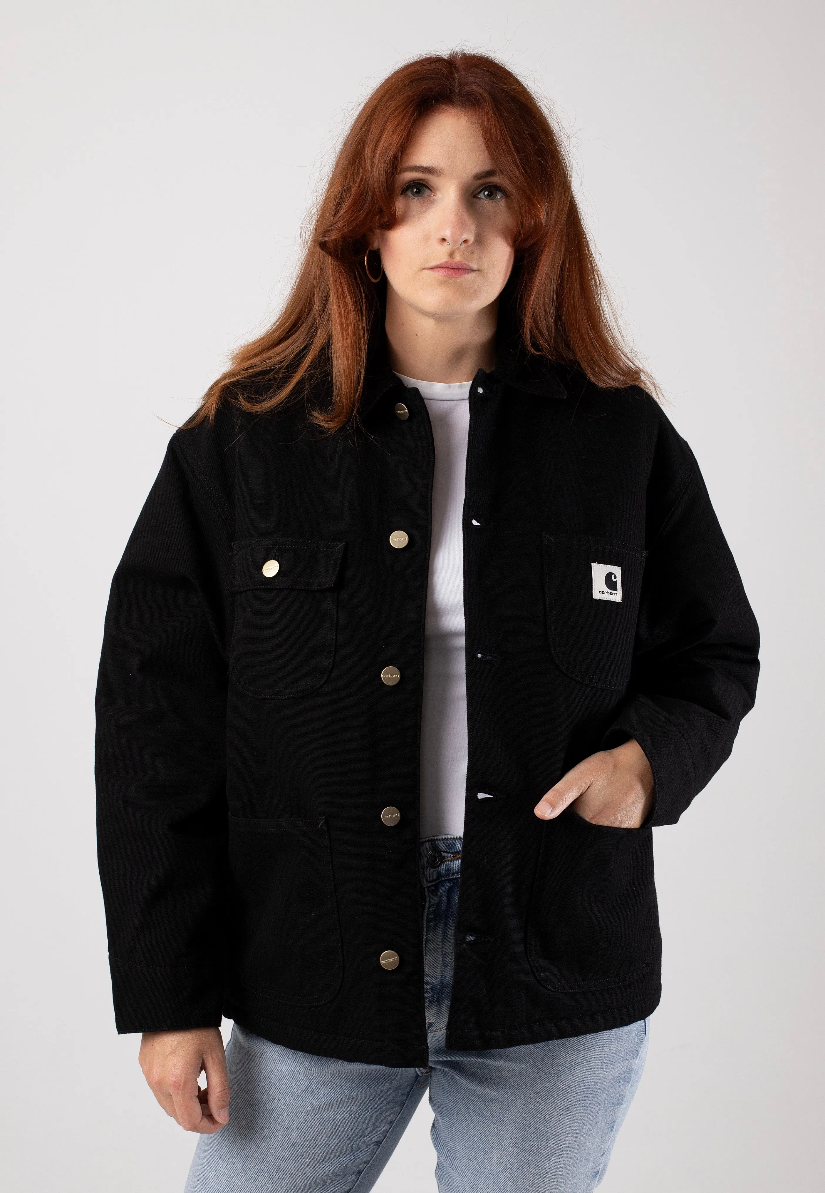 Carhartt WIP - W' Og Michigan Rinsed Black/Black - Jacket Carhartt WIP