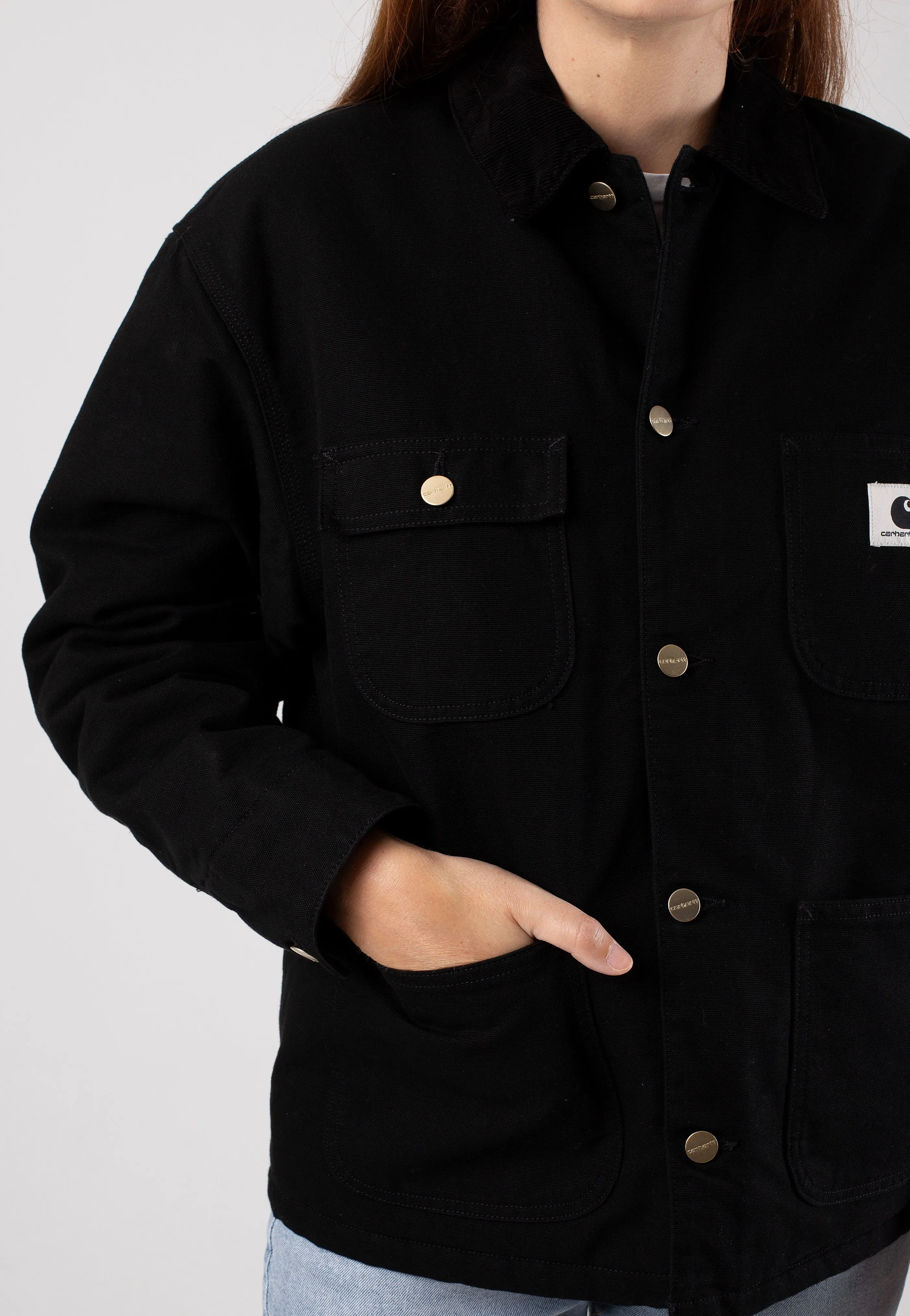 Carhartt WIP - W' Og Michigan Rinsed Black/Black - Jacket Carhartt WIP